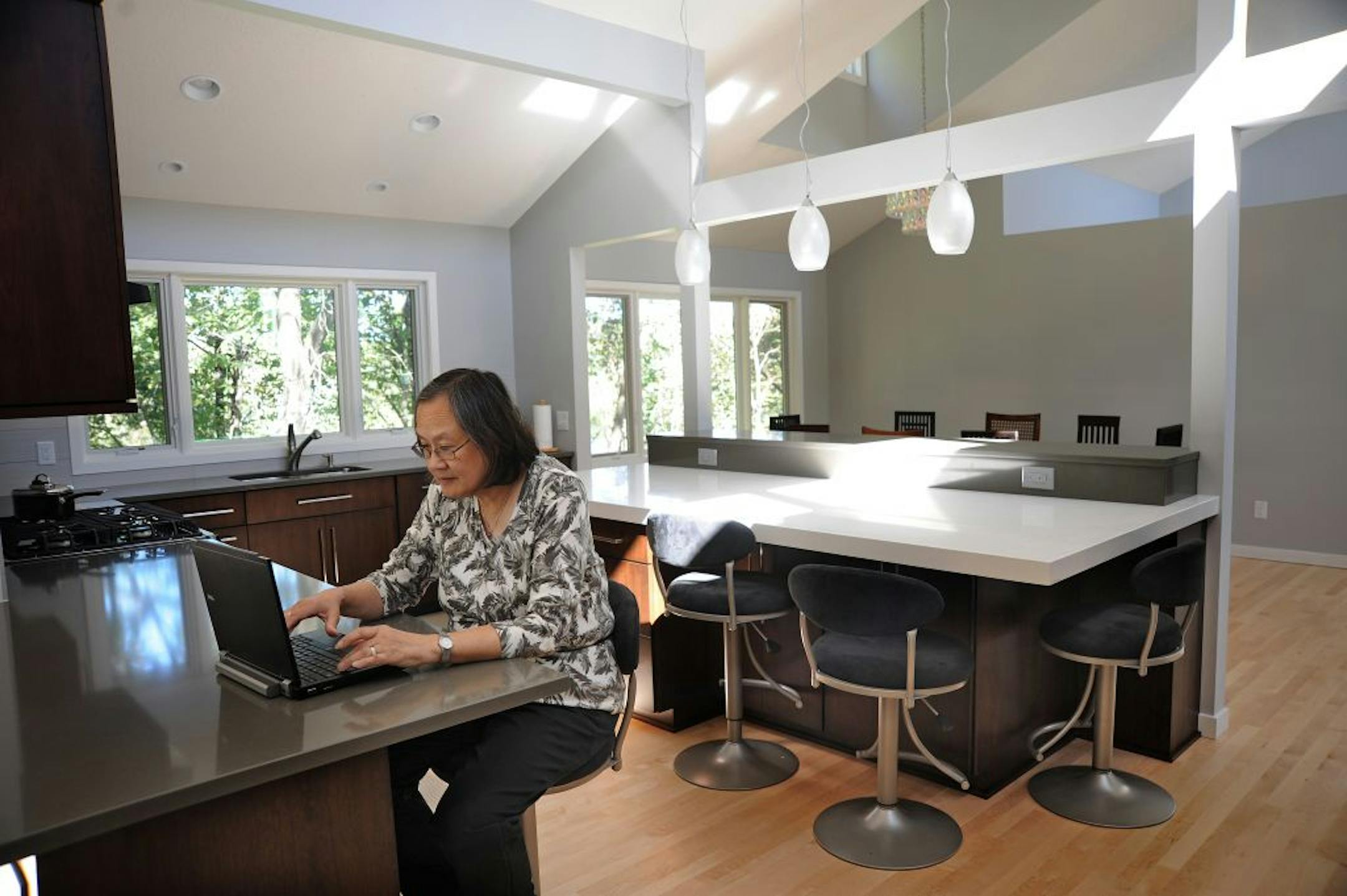 Remodelers Showcase house of Maryanne Lo in Little Canada Minn. on September 14, 2012 this is Maryanne's favorite place to be in her new addition