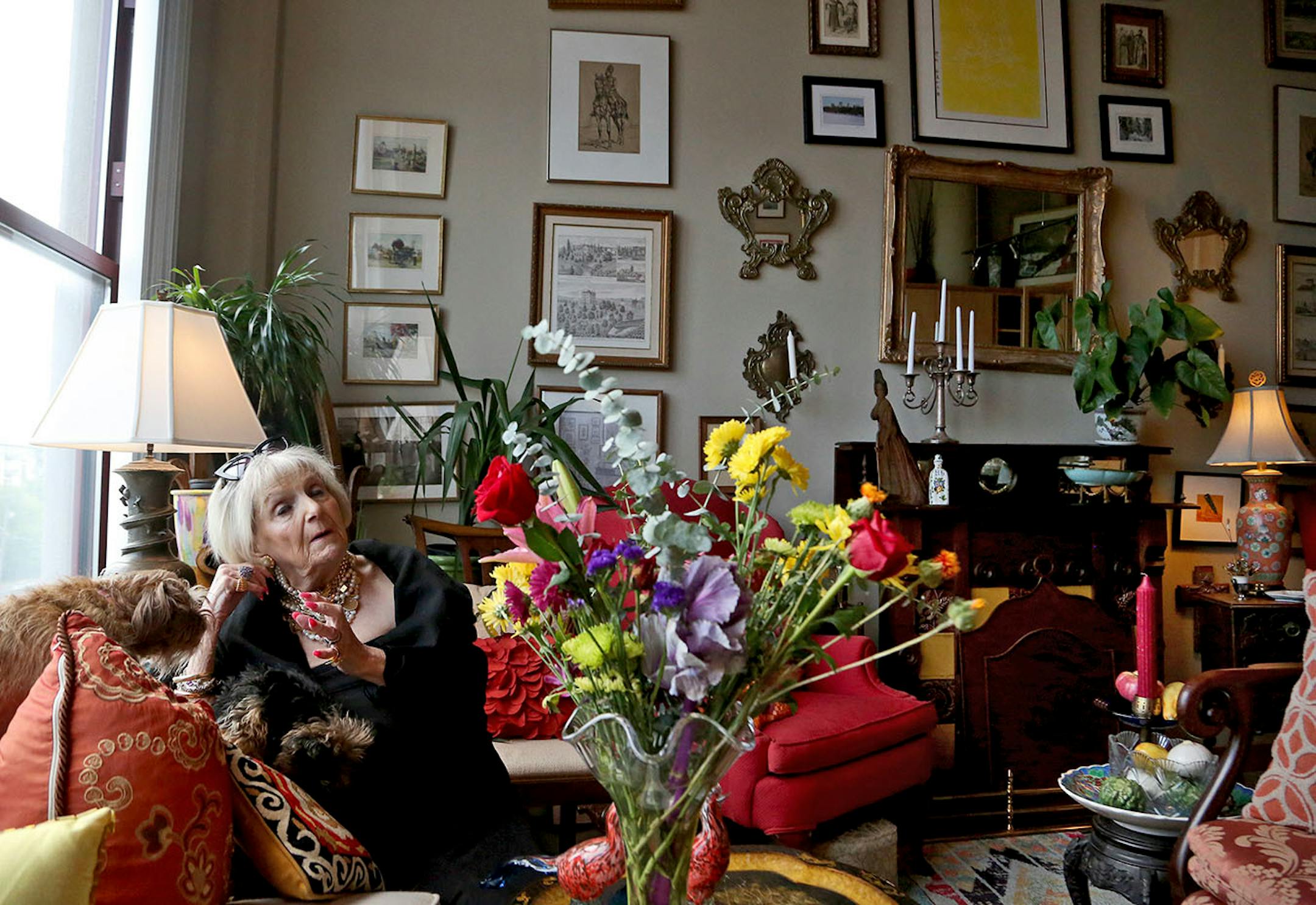 Barbara Carlson, 87, has a riches-to-rags cautionary story she wants to share. The former politician and radio talk show host has gone from living in a luxurious house near the lakes to income-based housing.