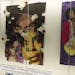 Some of the works in "A Textural Tribute to Prince."