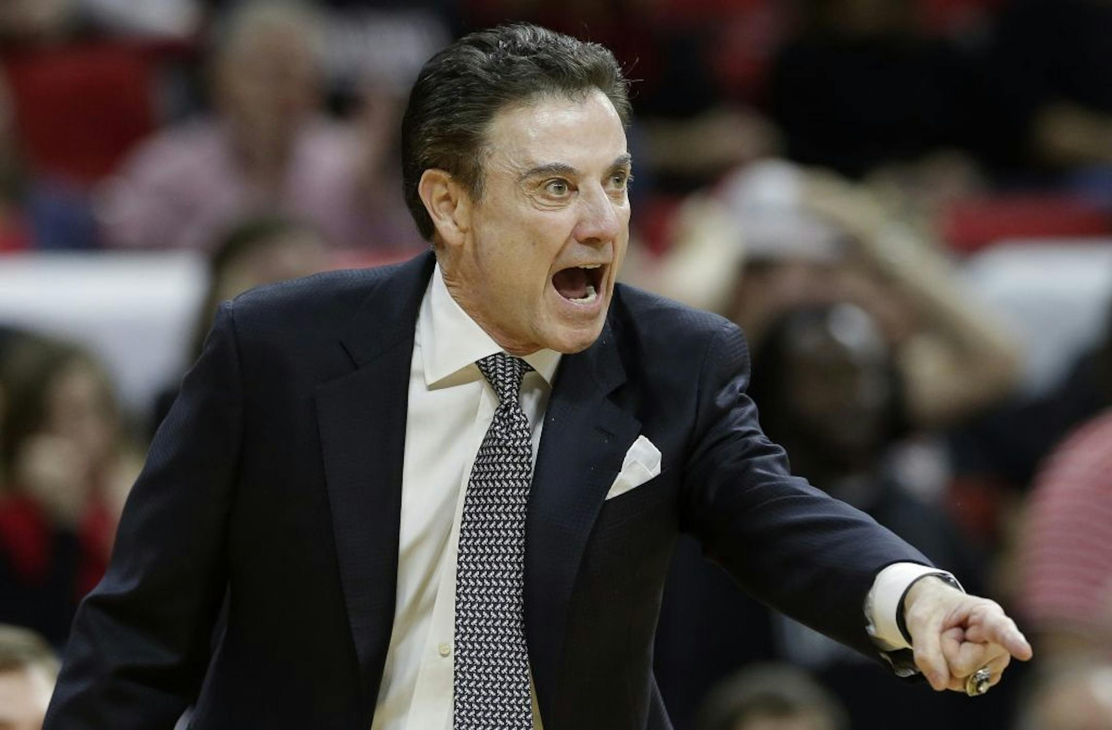 Louisville coach Rick Pitino