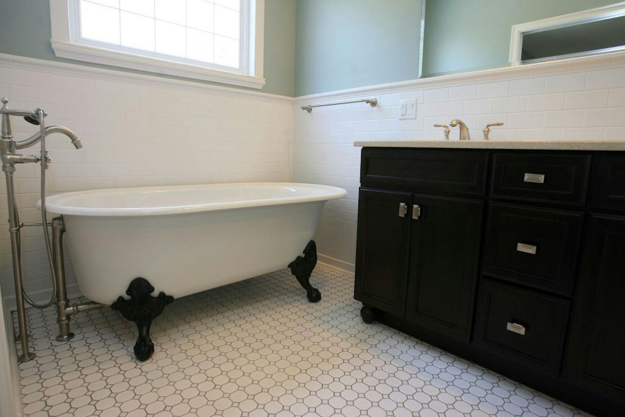 This bathroom in a Windermere, Fla., home won Emerald Certification from the National Association of Home Builders for a "green" renovation.