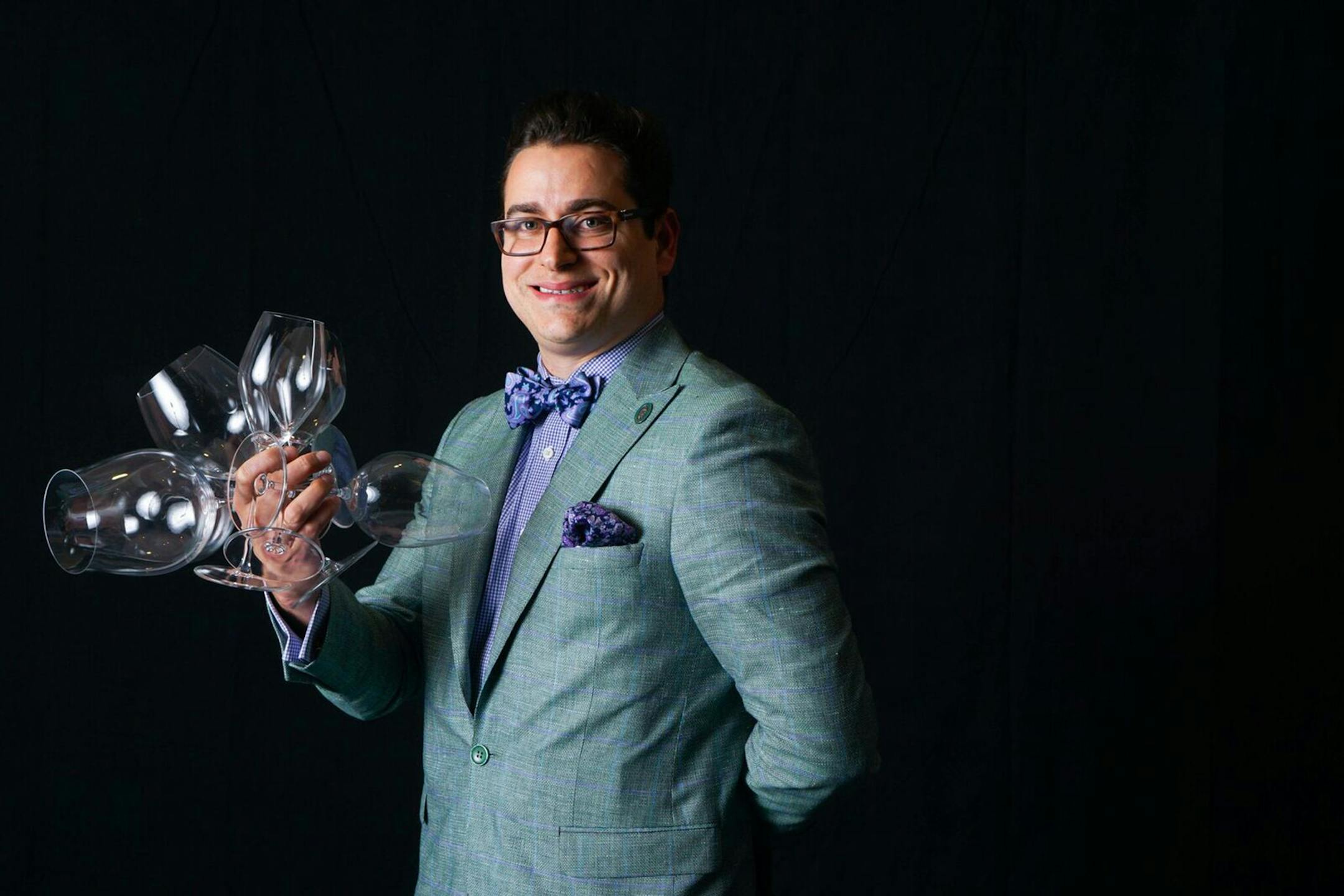 Erik Segelbaum, a Washington, D.C.-based sommelier and host of Wine Riot 2.0, will hold a tasteing at the Loews Hotel in Minneapolis on May 4.