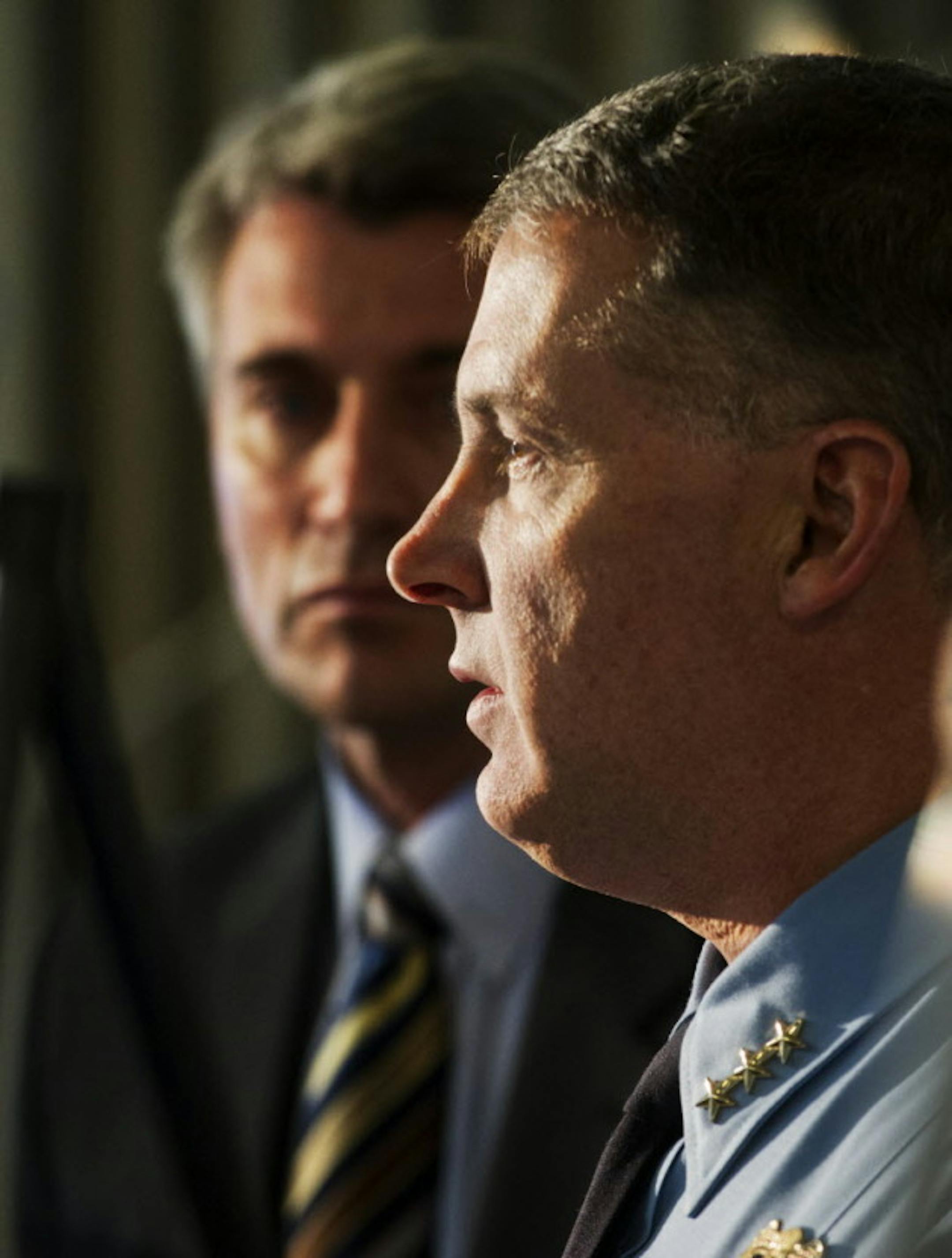 Mayor R.T. Rybak and Police Chief Tim Dolan