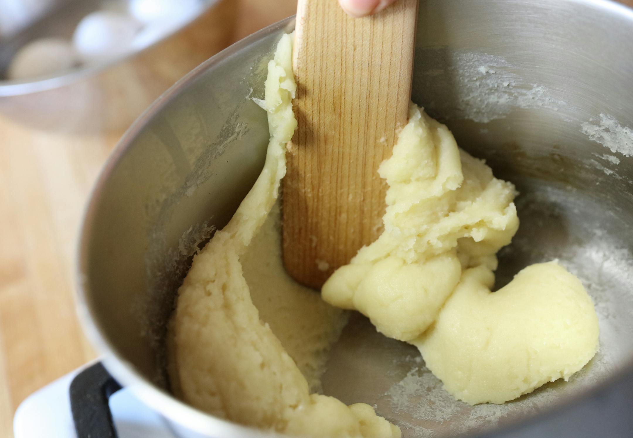 Baking Central brings something new to the Easter brunch table with savory eclairs filled with scrambled eggs and a selection of accompaniments. [ Star Tribune photo by TOM WALLACE ï tom.wallace@startribune.com