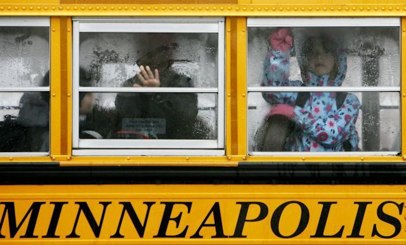 Minneapolis school bus.