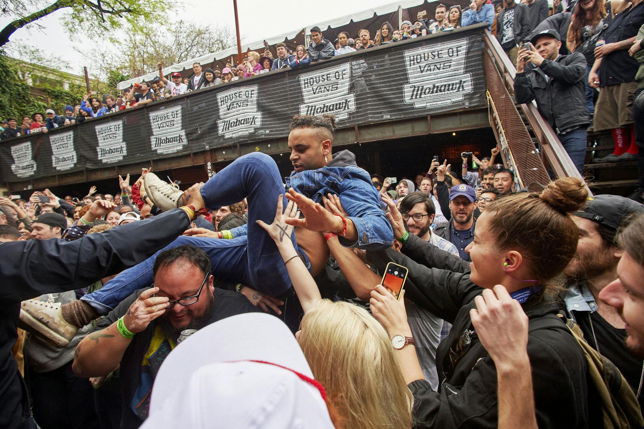 Bad Bad Not Good with Ghostface Killah perform at Mohawk in Austin, Texas during the 2015 South by Southwest music conference.