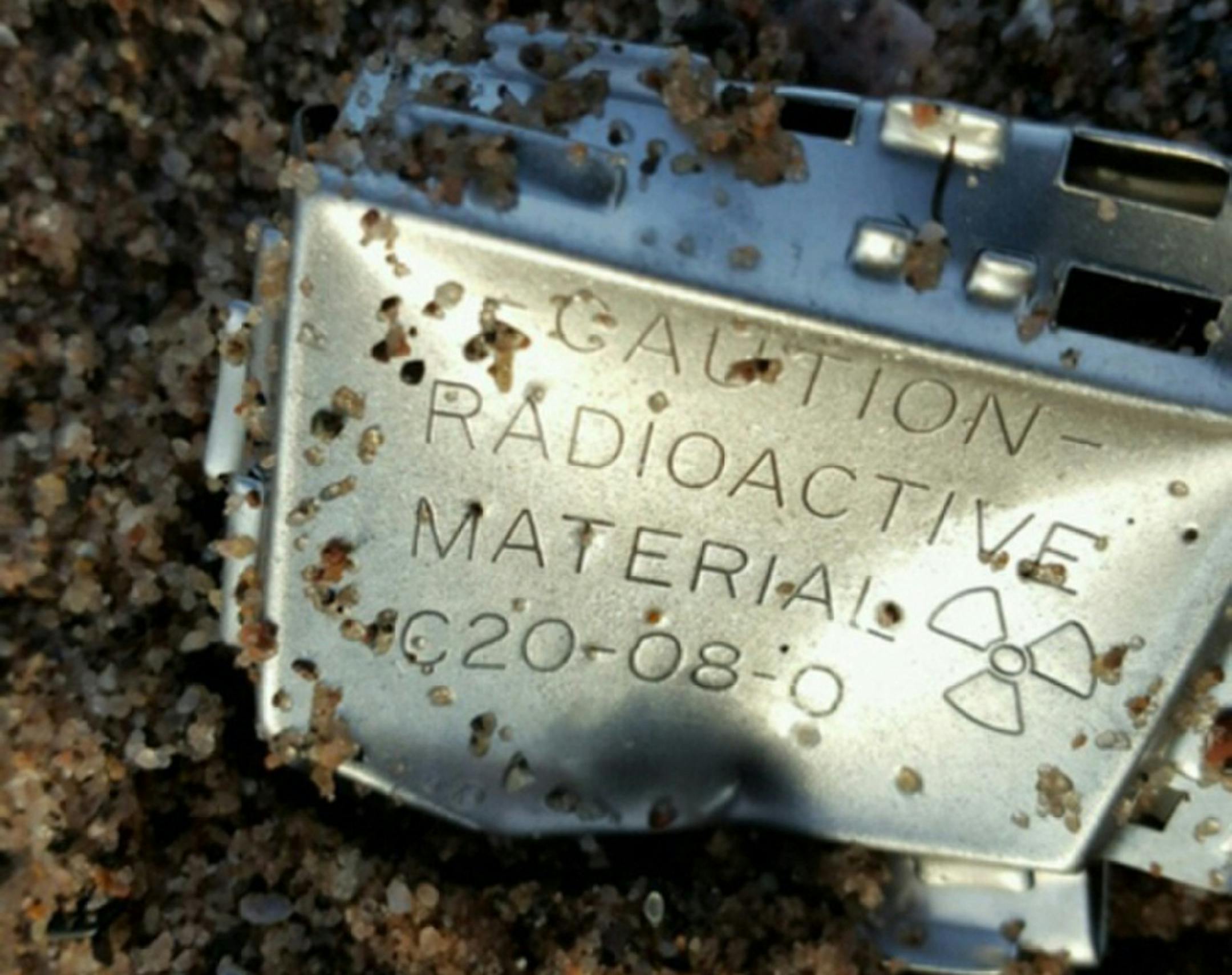 A small &#x201c;radioactive material&#x201d; canister was found Wednesday morning near the mouth of Wisconsin&#x2019;s Poplar River.