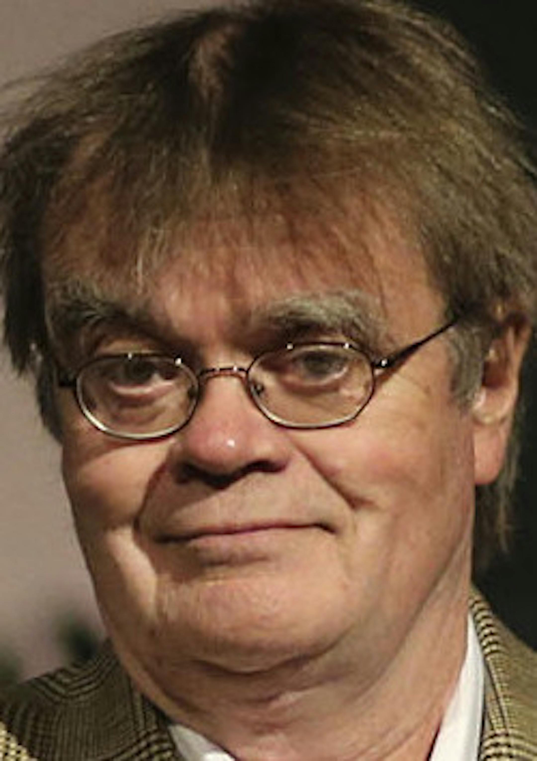 Radio script writer Garrison Keillor turned playwright with radio host Pearce Bunting from Keillor's "Radio Man" play Saturday, Sept. 12, 2014, at the History Theatre in St. Paul, MN.](DAVID JOLES/STARTRIBUNE)djoles@startribune.com "Radio Man, " written by radio script writer Garrison Kiellor turned playwright, opens Saturday at History Theatre in St. Paul. "His major foible," Keillor said of the main character, "is that he has allowed himself to be the subject of a play."