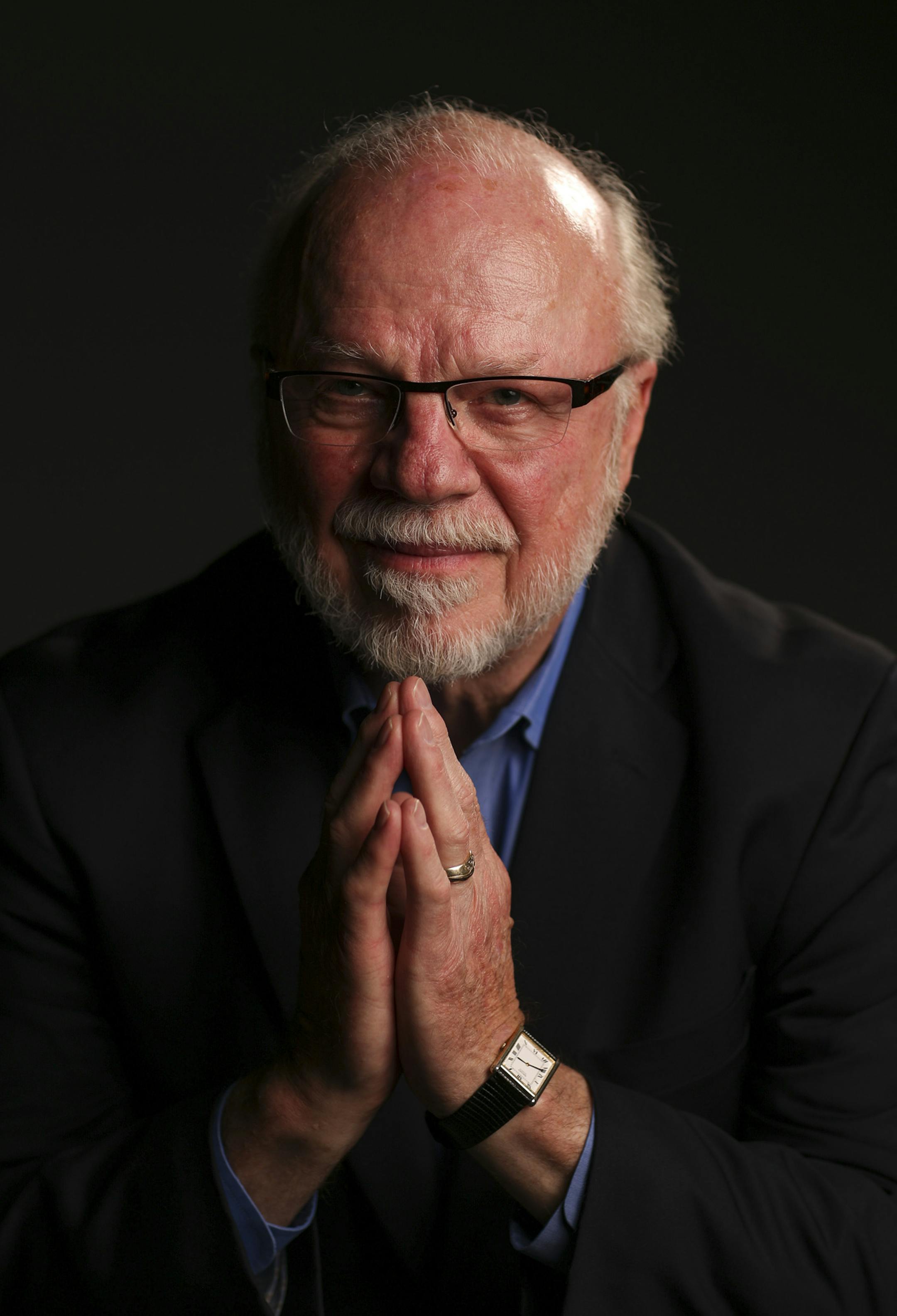 Fred Kiel, photographed in the studio Wednesday afternoon. ] JEFF WHEELER &#xef; jeff.wheeler@startribune.com A decade ago, veteran psychologist and executive coach Fred Kiel co-authored a book about "moral intelligence" in business in the wake of myriad executive-row scandals. Now Kiel has just published "Return on Character," in which he says he's shown the connection between ethical leadership and best-performing companies. Kiel was photographed in the Star Tribune studio Wednesday afternoon,