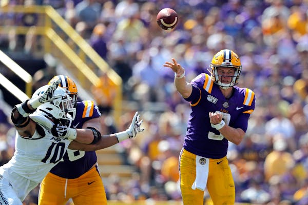 LSU's Joe Burrow is one of several quarterbacks who have found stardom this year after transferring from another school.