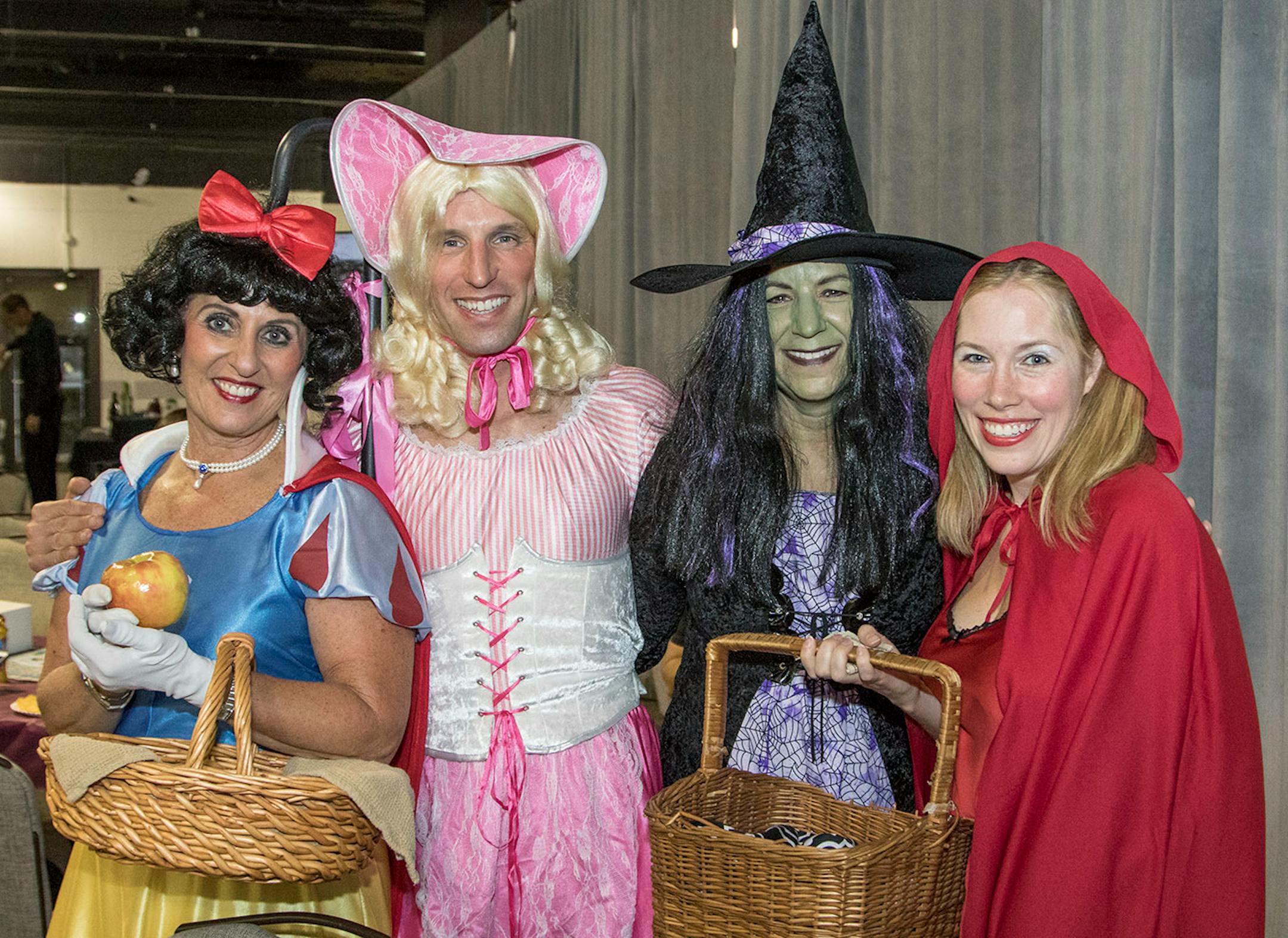Folks from the fairy tale world, Carrie Hoffman, Tom Flicker, Laurie Hayes, Annie Ferguson as their favorite fairy tale characters.