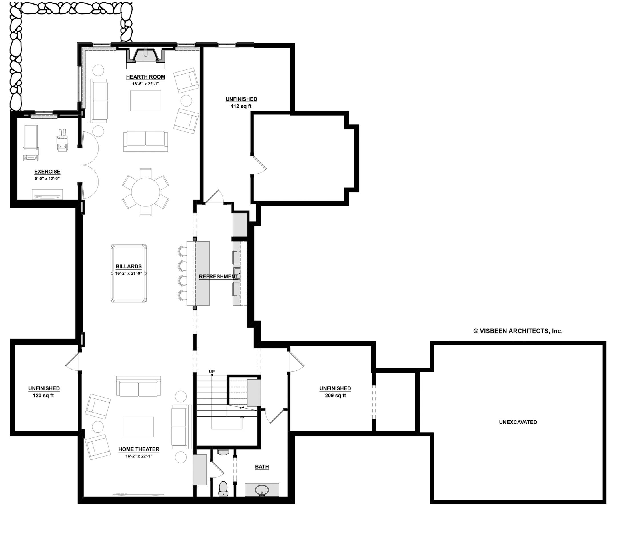 Home plan: Classic architectural accents give this modern barn-inspired design a historical look.