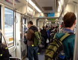 Scott Gillespie/Star Tribune
It is 8:32 a.m. at the 46th Street light-rail station in Minneapolis, and my people have gathered for another Blue Line t