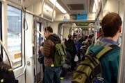 Scott Gillespie/Star Tribune
It is 8:32 a.m. at the 46th Street light-rail station in Minneapolis, and my people have gathered for another Blue Line t