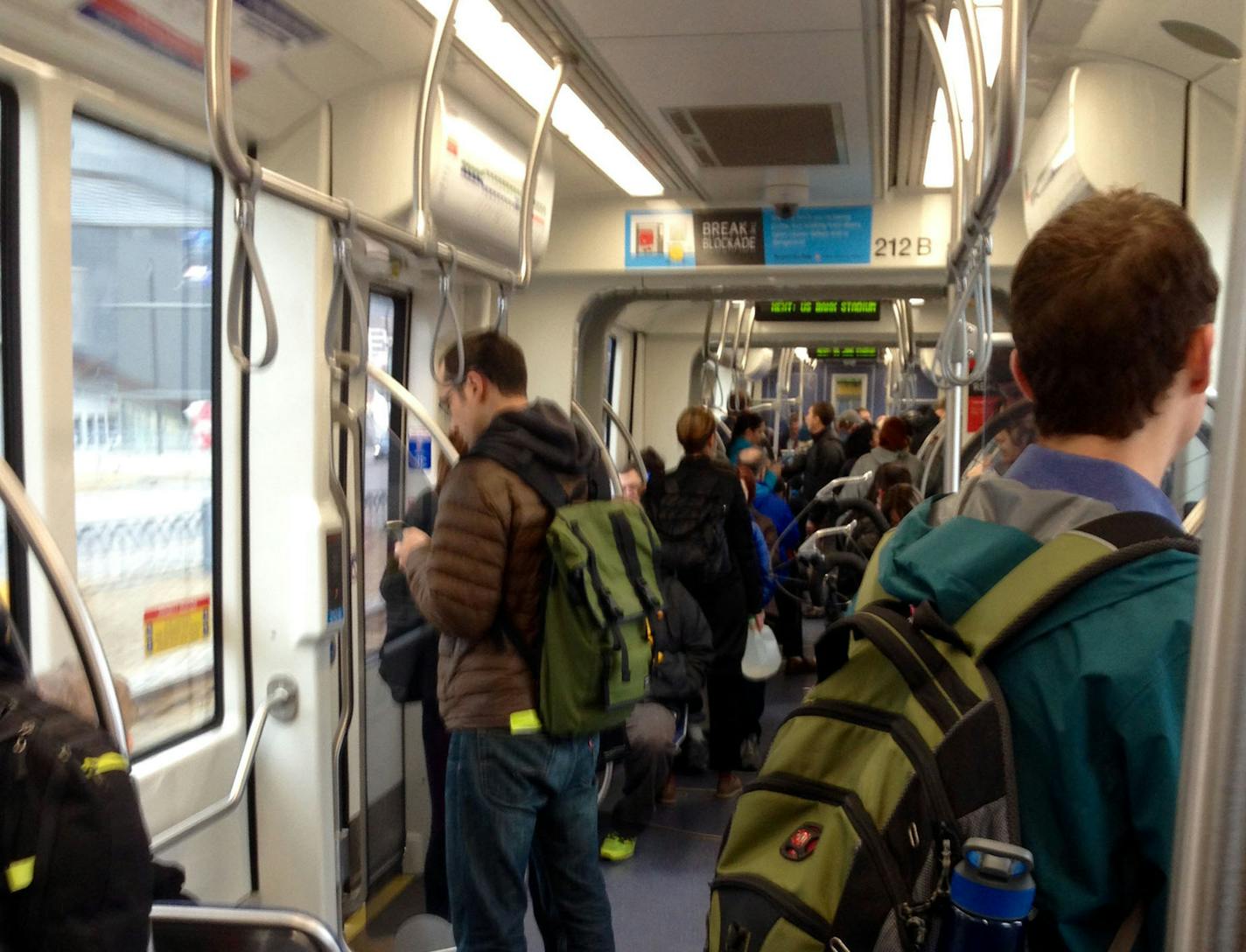 Scott Gillespie/Star Tribune
It is 8:32 a.m. at the 46th Street light-rail station in Minneapolis, and my people have gathered for another Blue Line trip downtown.