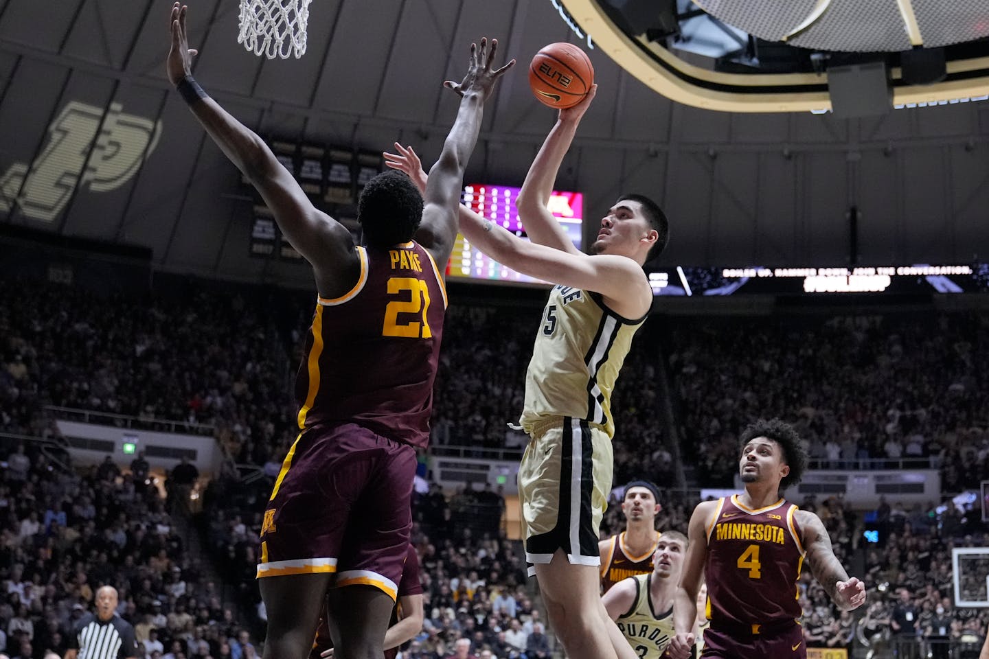 Gophers Lose To No. 2 Purdue, Turning Eight-point Halftime Lead Into ...