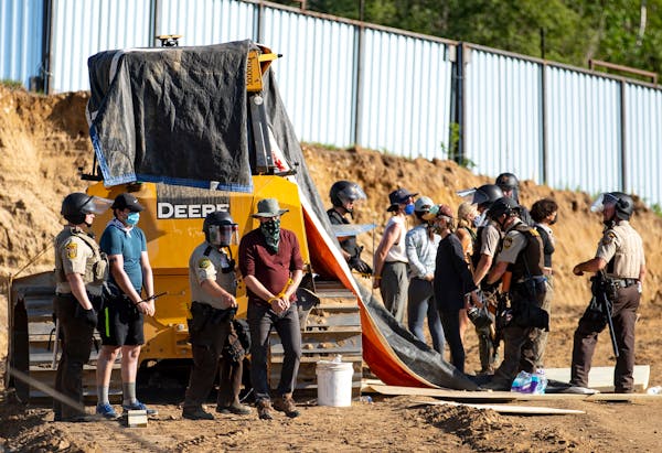 In June 2021, Indigenous protesters and their allies occupied an Enbridge pump station in Clearwater County, some chaining themselves to equipment. La