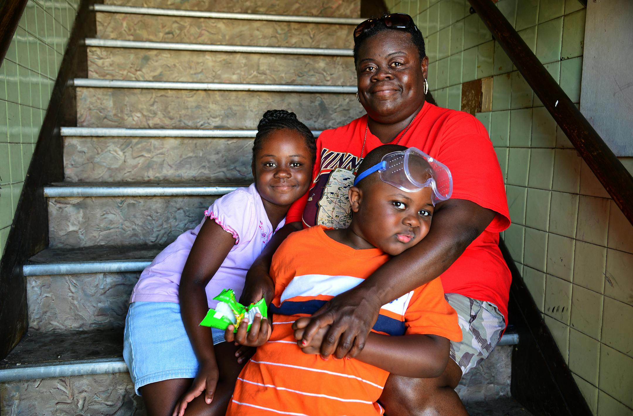 Ticiea Fletcher, whose two children, 7-year-old Logan, left, and Dustin, 6, were found with high levels of lead in their blood in 2009, is now actively promoting lead awareness around the Twin Cities. She will be holding an event with free blood testing for children under 6 at McRae Park on June 29.