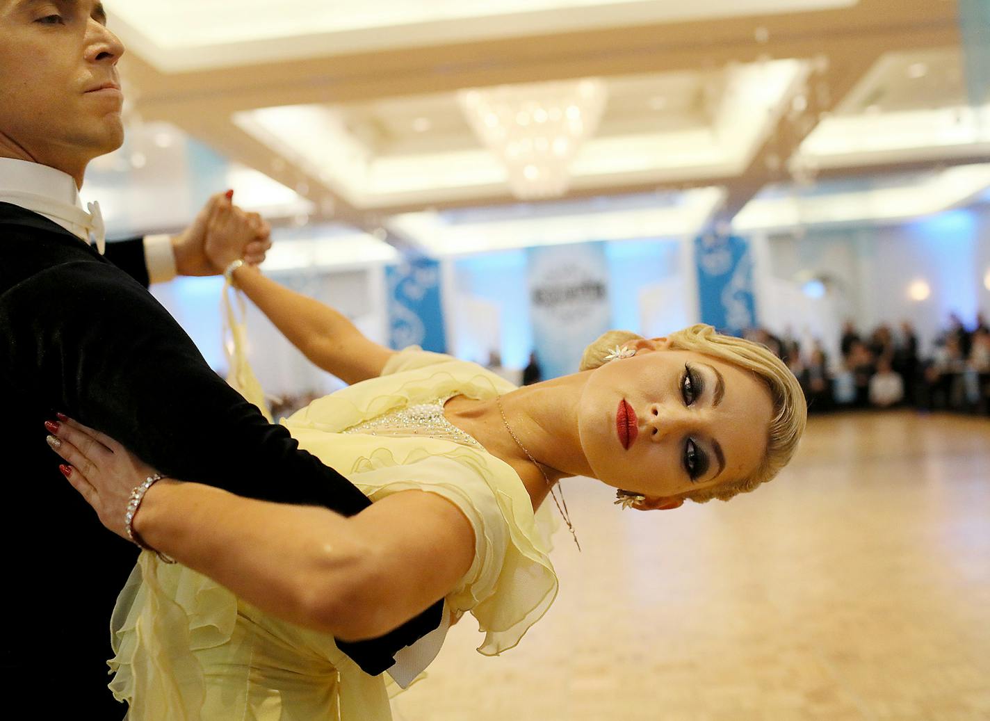 Neli Petkova competed with her professional partner, Woodrow Wills, in The Snow Ball Dancesport Competition Saturday, Jan. 12, 2019, at the Hilton Minneapolis/St. Paul Airport Mall of American in Bloomington, MN.] DAVID JOLES &#x2022; david.joles@startribune.com Neli Petkova, who rose to national prominence as a ballroom dance competitor with her professional and personal partner Nick Westlake, talks about her recovery after a collision with a light rail train killed him in July 2017. She found