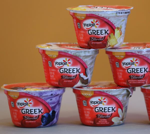 Yoplait Greek yogurt.