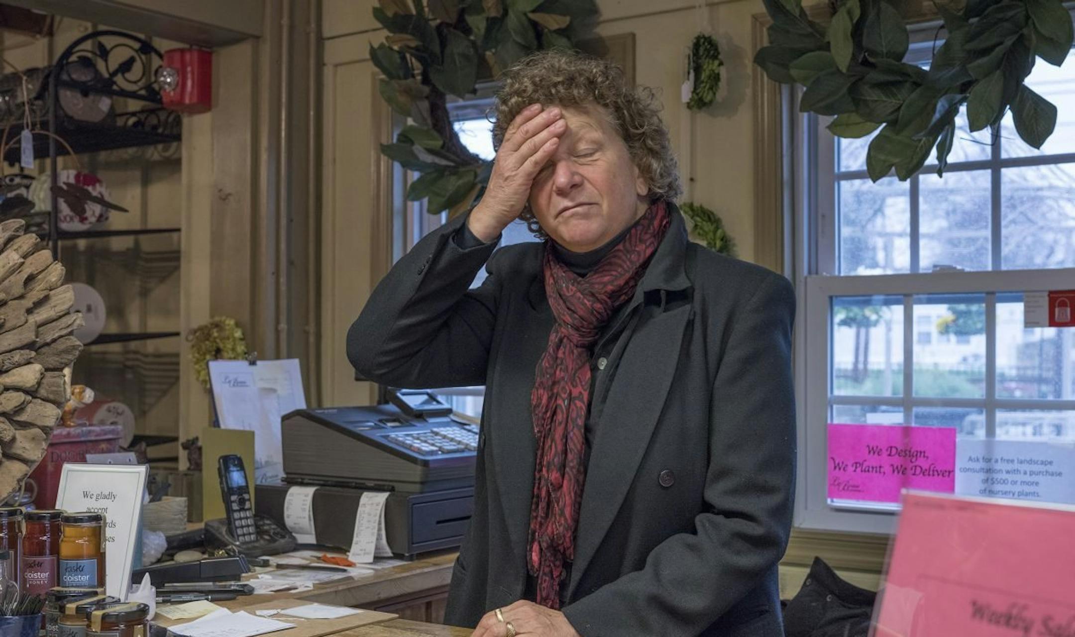 Susan LeBoutillier , owner of LeBeau Gardens, a Downingtown landscape design company. LeBoutillier depends on legal, seasonal workers from Mexico to make her business viable.