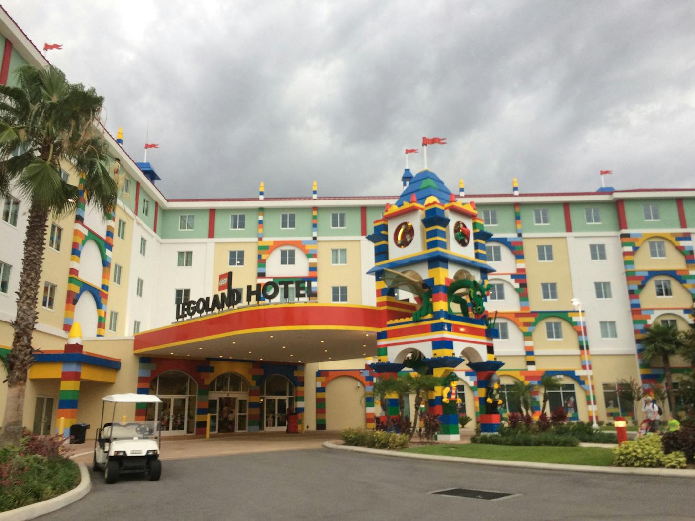 Each guest room at Legoland Beach Retreat is one-half of a bungalow duplex with coves of bungalows surrounding a small playground. (Rob Owen/Pittsburgh Post-Gazette/TNS)