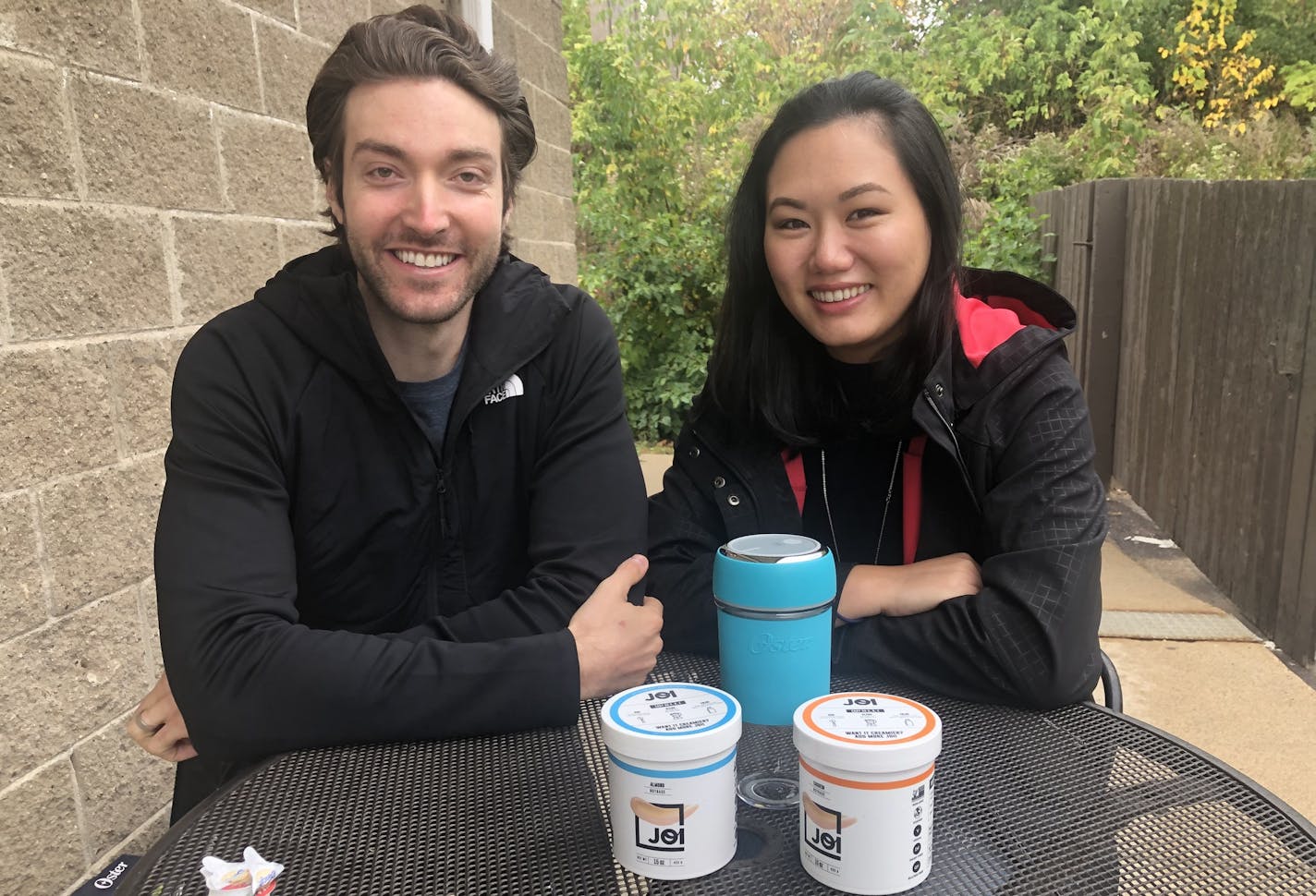 Dave Korstad and Izzy Shu, Twin Cities-based co-founders founders of online, nut-based drink company JOI, among the surging "plant-based" companies that is surging toward $5 million in revenue as a milk alternative.