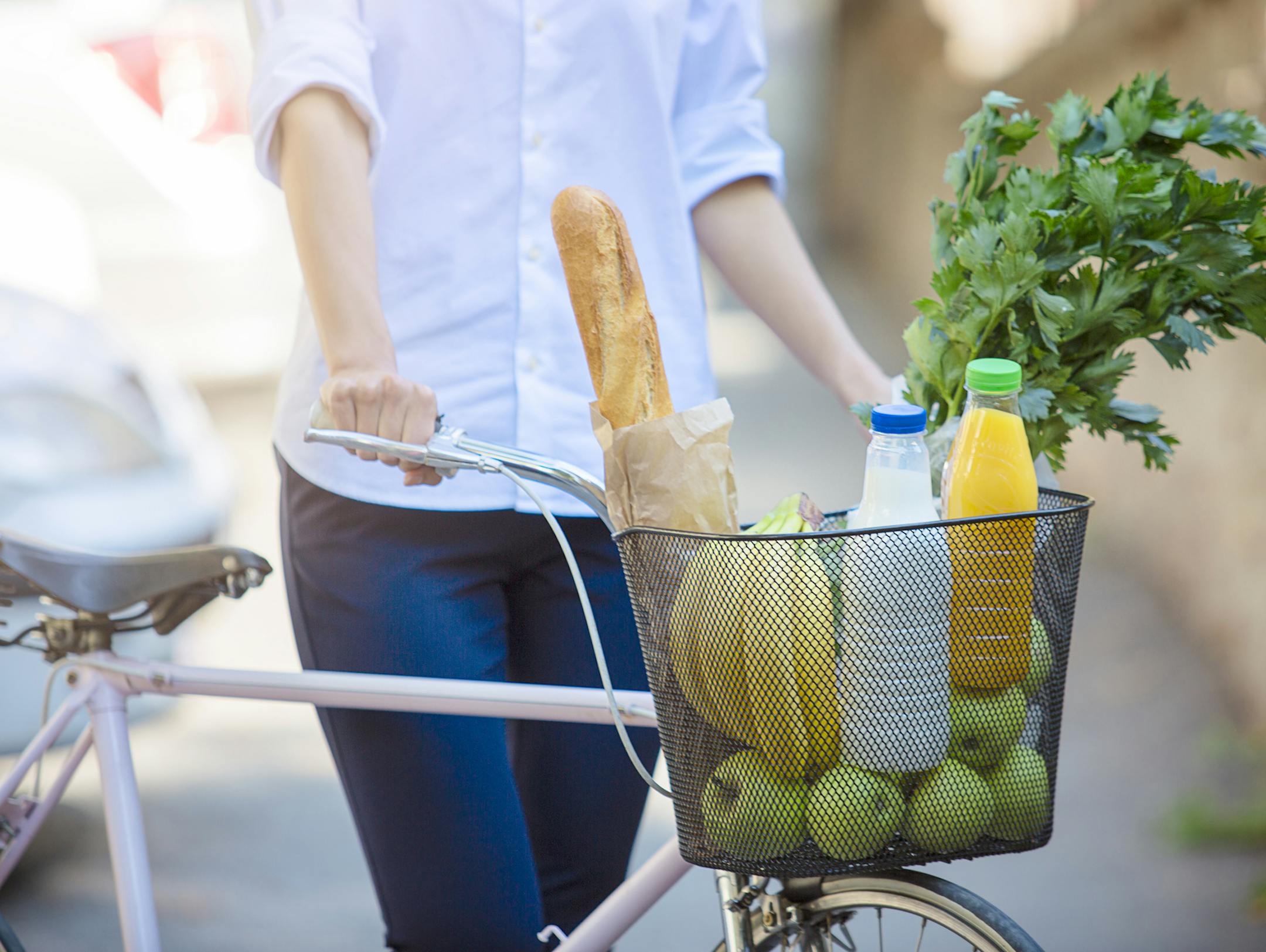 Shopping. Shallow DOF. Developed from RAW; retouched with special care and attention; Small amount of grain added for best final impression. 16 bit Adobe RGB color profile.