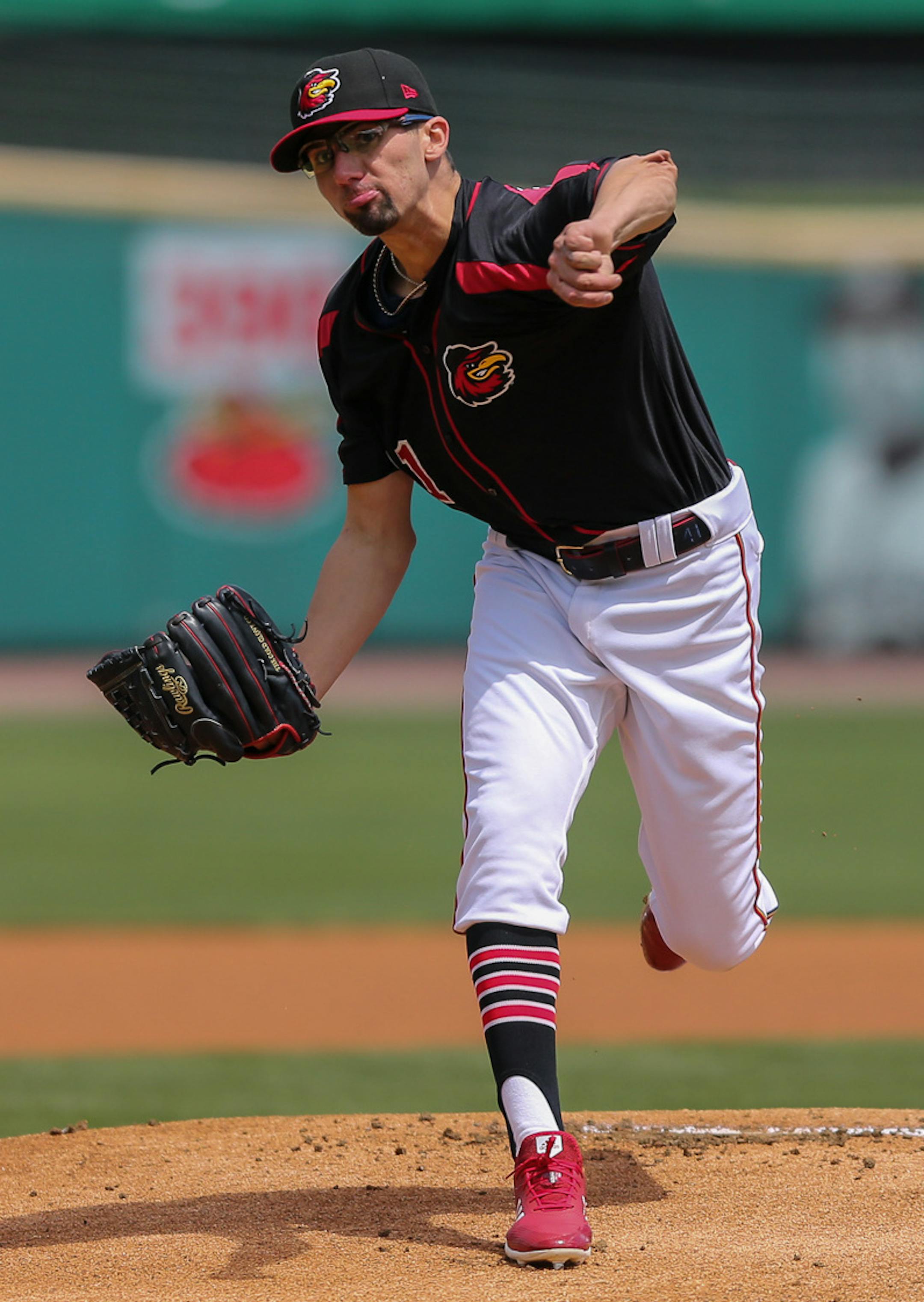 Devin Smeltzer of the Rochester Red Wings. photo courtesy Bare Antolos/Rochester Red Wings