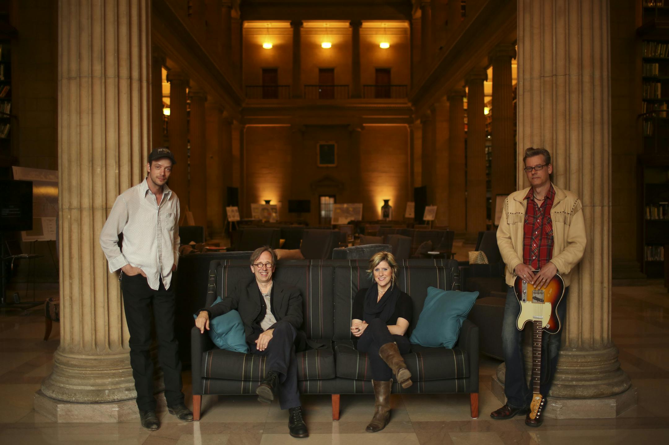 Erik Koskinen, Thom Middlebrook, Molly Maher, and Paul Bergen, from left, the brain trust behind the Real-Phonic Radio Hour, photographed in the James J. Hill Library in St. Paul Wednesday afternoon. ] JEFF WHEELER ‚Ä¢ jeff.wheeler@startribune.com The monthly Real-Phonic Radio Hour, the highly regarded Americana music programming initiative, is now under the aegis of the James J. Hill Library in St. Paul thanks, in part to strong support from St. Paul Mayor Chris Coleman. The sh