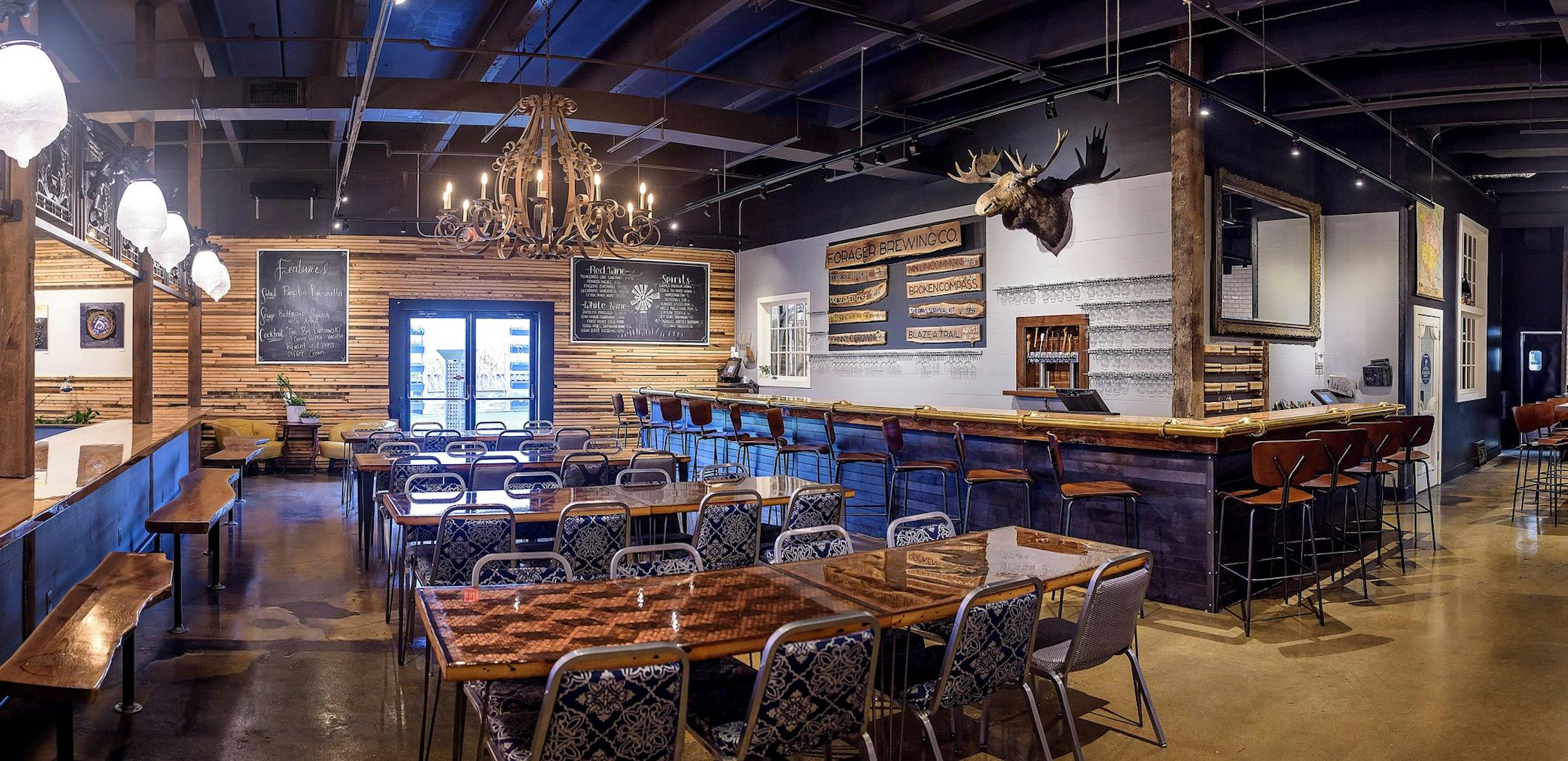 Rochester's newest brewery, Forager, is a place to be seen as well as to try bold and big takes on American craft beer.