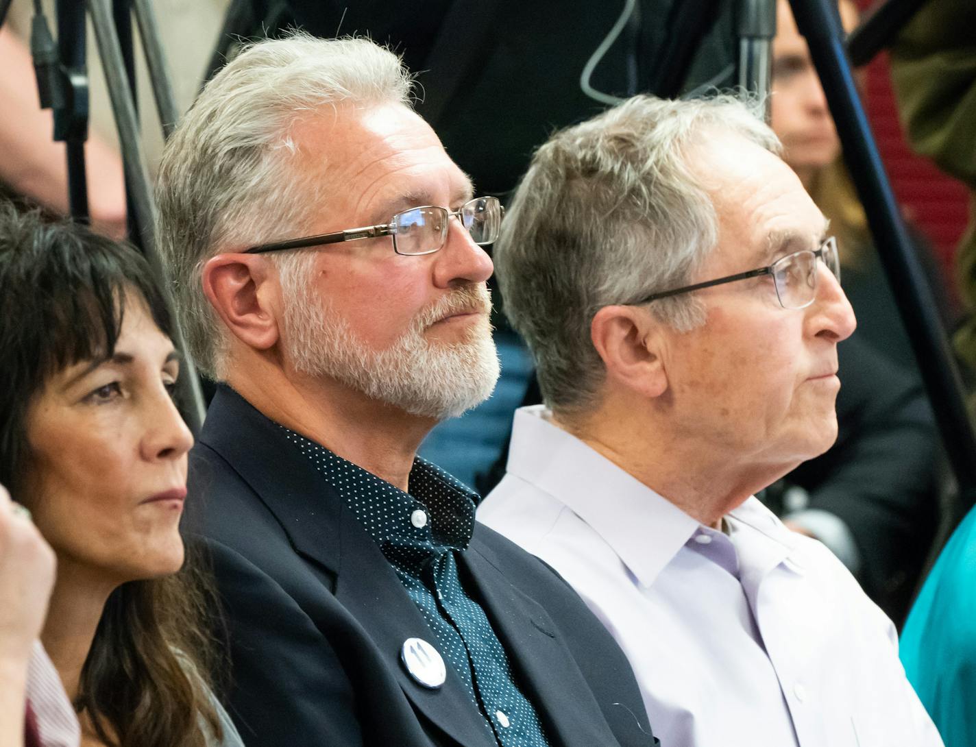 Jerry Wetterling center, said "I'm just here to listen" at the press conference. The closed investigative file in the Jacob Wetterling abduction was released to the public Thursday morning at 10:06 a.m. by the Stearns County Sheriff's Office. Sheriff Don Gudmundson held a press conference to discuss the document release. On the right is Al Garber, the FBI investigator who supervised the original Jacob Wetterling abduction case back in 1989. ] GLEN STUBBE &#xef; glen.stubbe@startribune.com Thursd