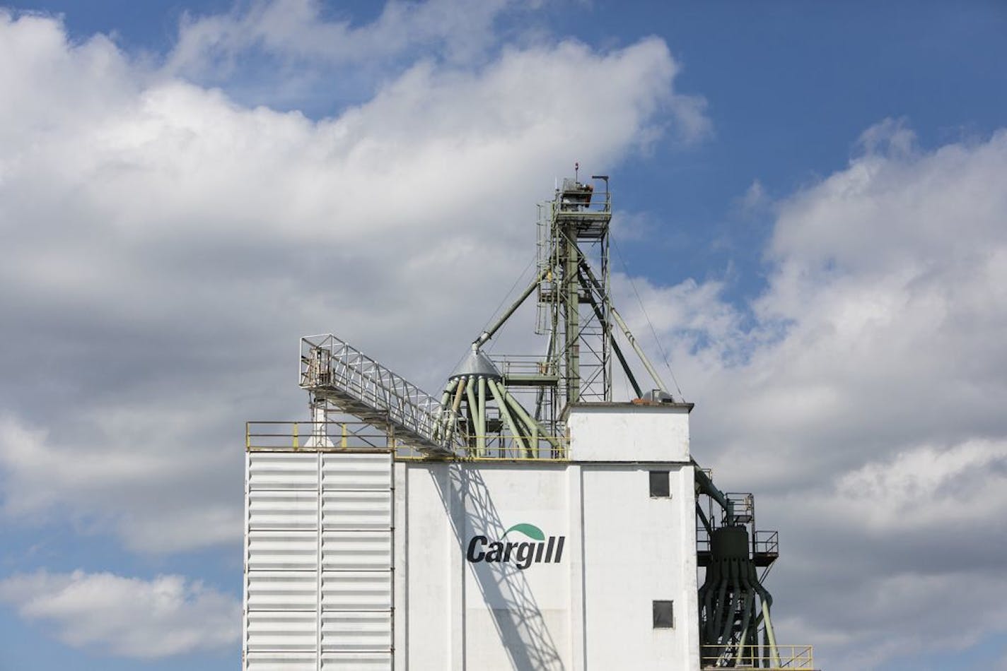 A logo sign outside of a facility occupied by Cargill Animal Nutrition in Little Chute, Wis., on June 24, 2018.