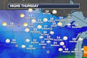 Snow And Ice Possible Thursday - 30s To End 2022