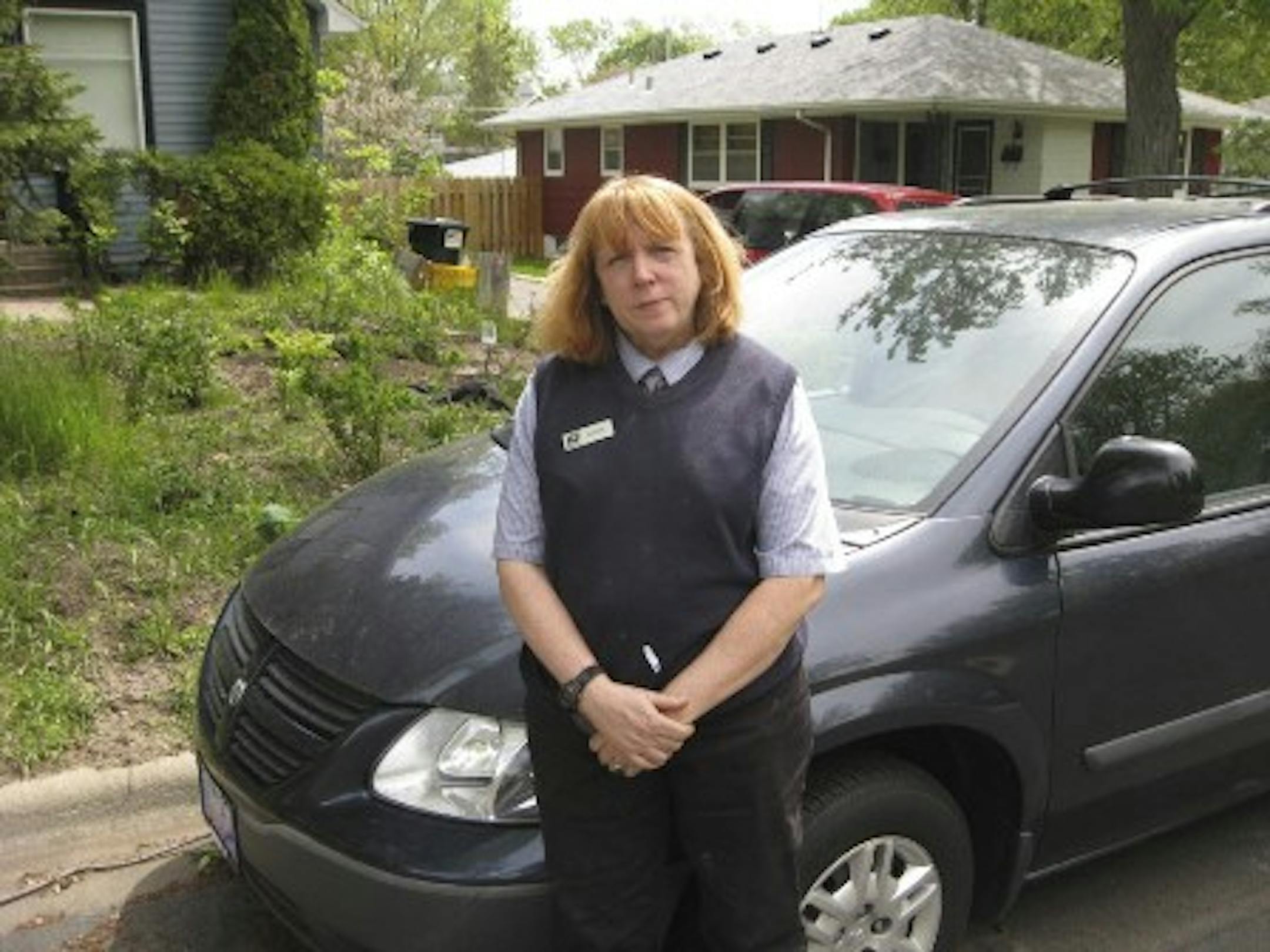 Carol Canniff and her unwanted Dodge Caravan
