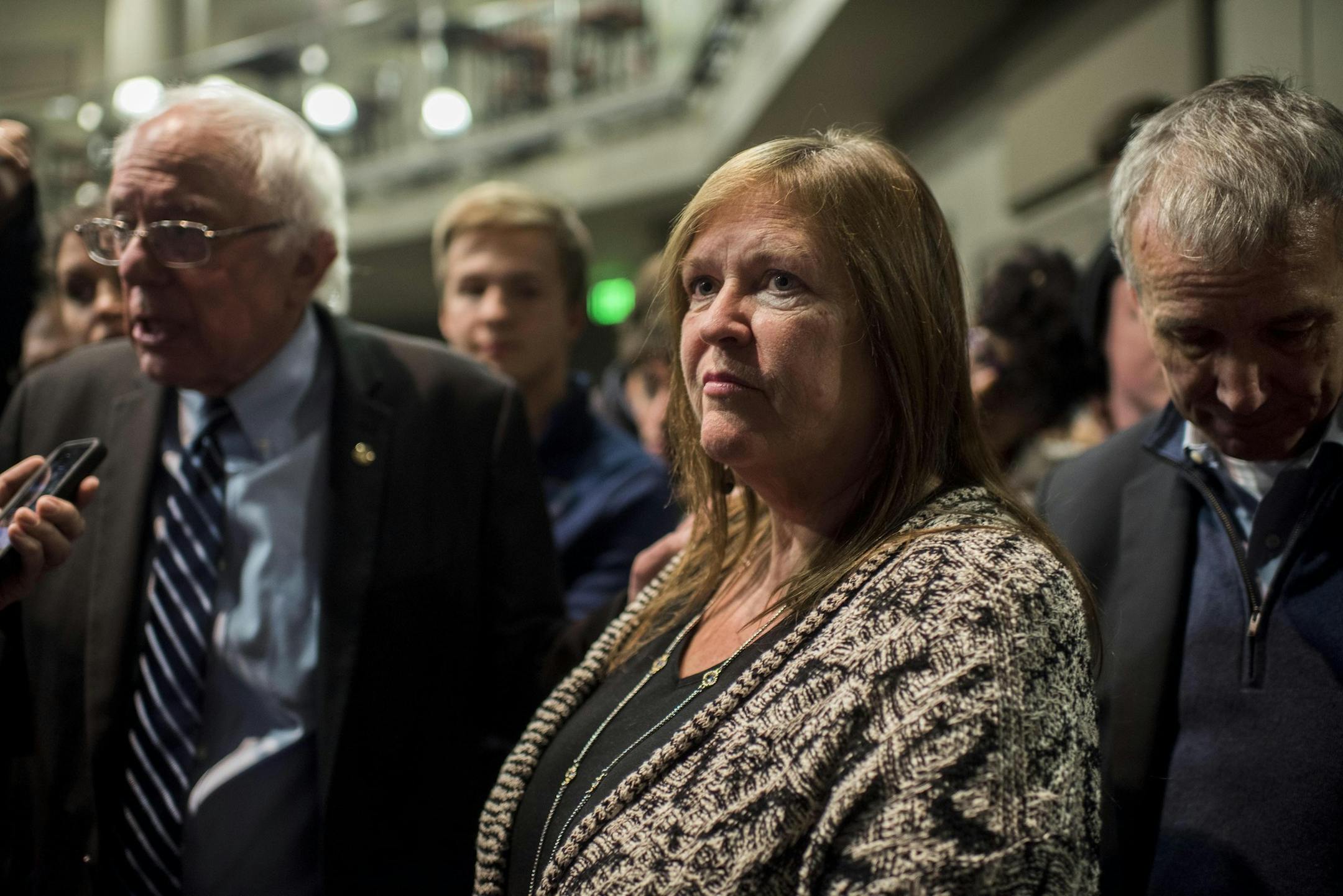 Jane Sanders, wife of Sen. Bernie Sanders, in Iowa in 2015.