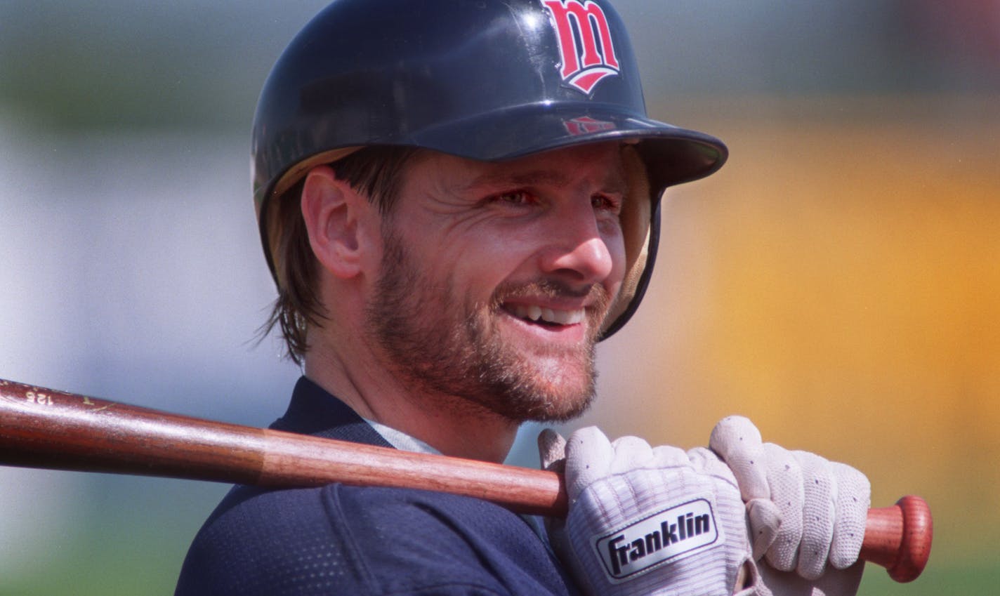 Chuck Knoblauch, Minnesota Twins at Spring Training.