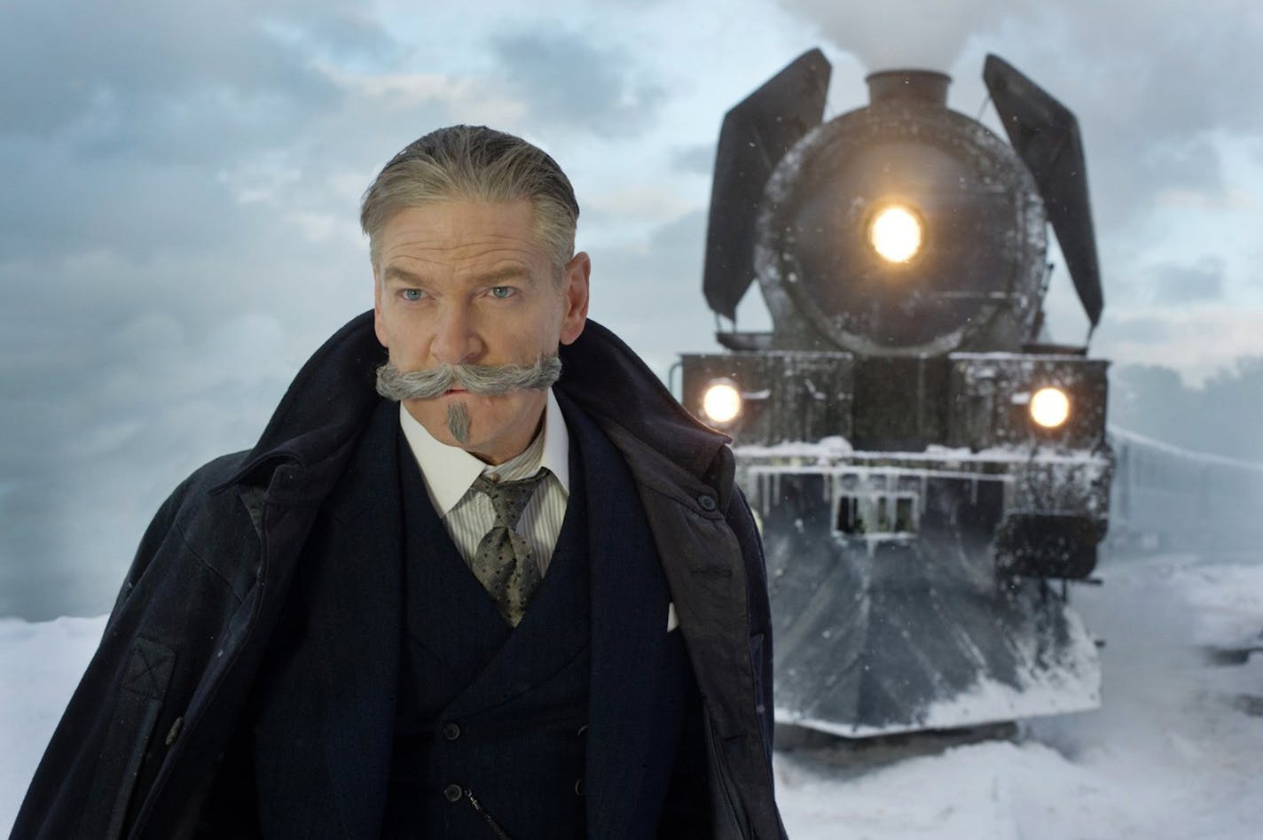 Kenneth Branagh as Hercule Poirot in "Murder on the Orient Express." (Twentieth Century Fox) ORG XMIT: 1217775