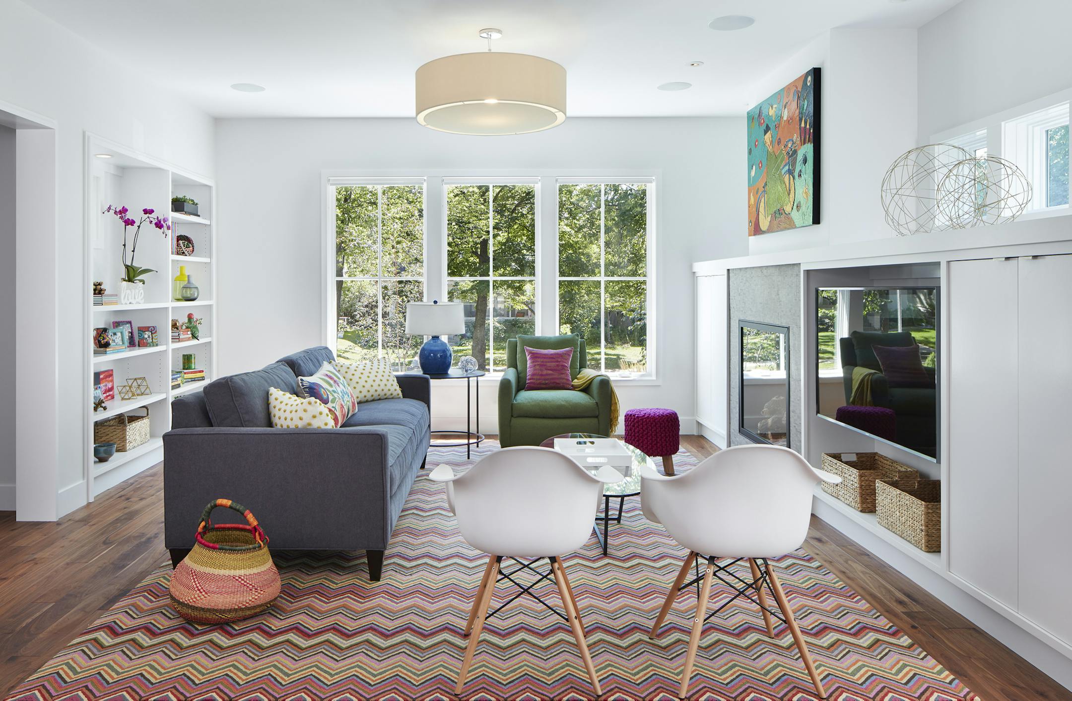 Deb and Chuck Van De Weghe recently built a light-filled home that's modern inside but in scale with their established Lowry Hill neighborhood.