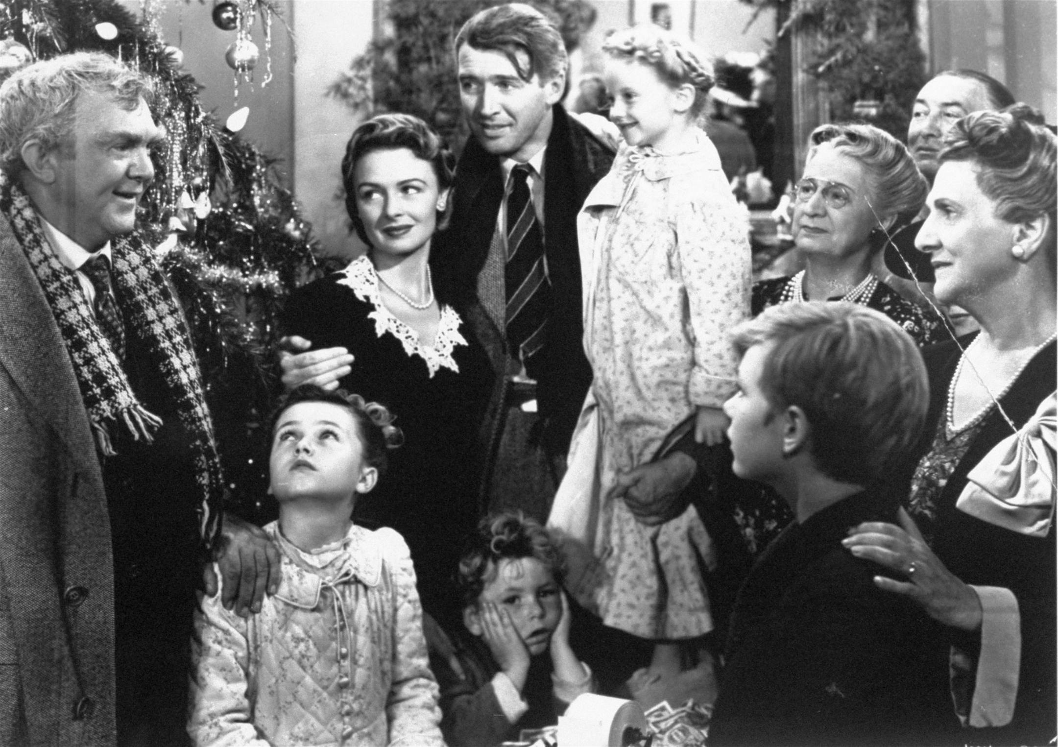 A scene from the 1946 holiday classic "It's a Wonderful Life."