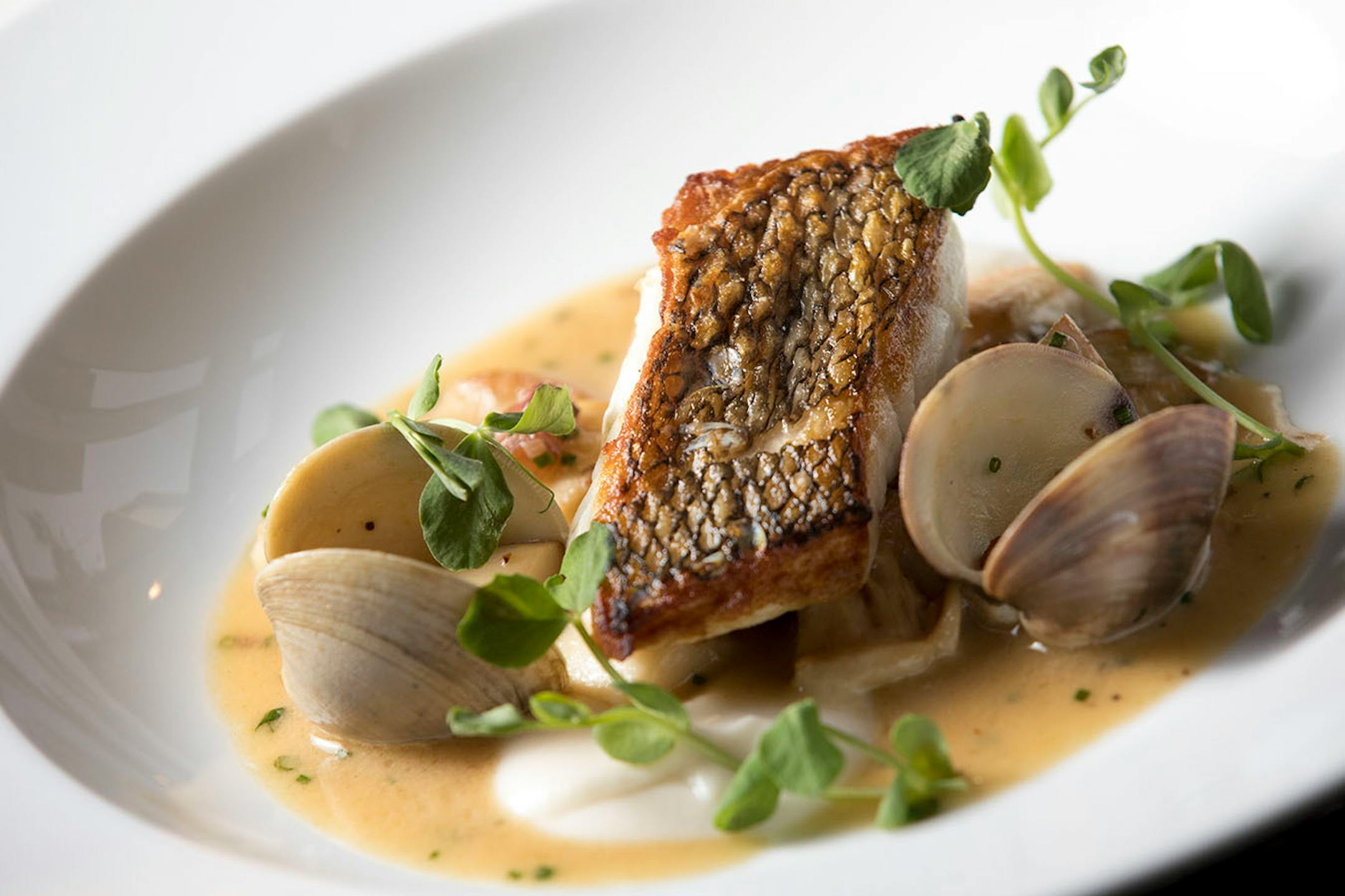Sea bass at Bardo on Thursday, January 11, 2018, in Minneapolis, Minn.