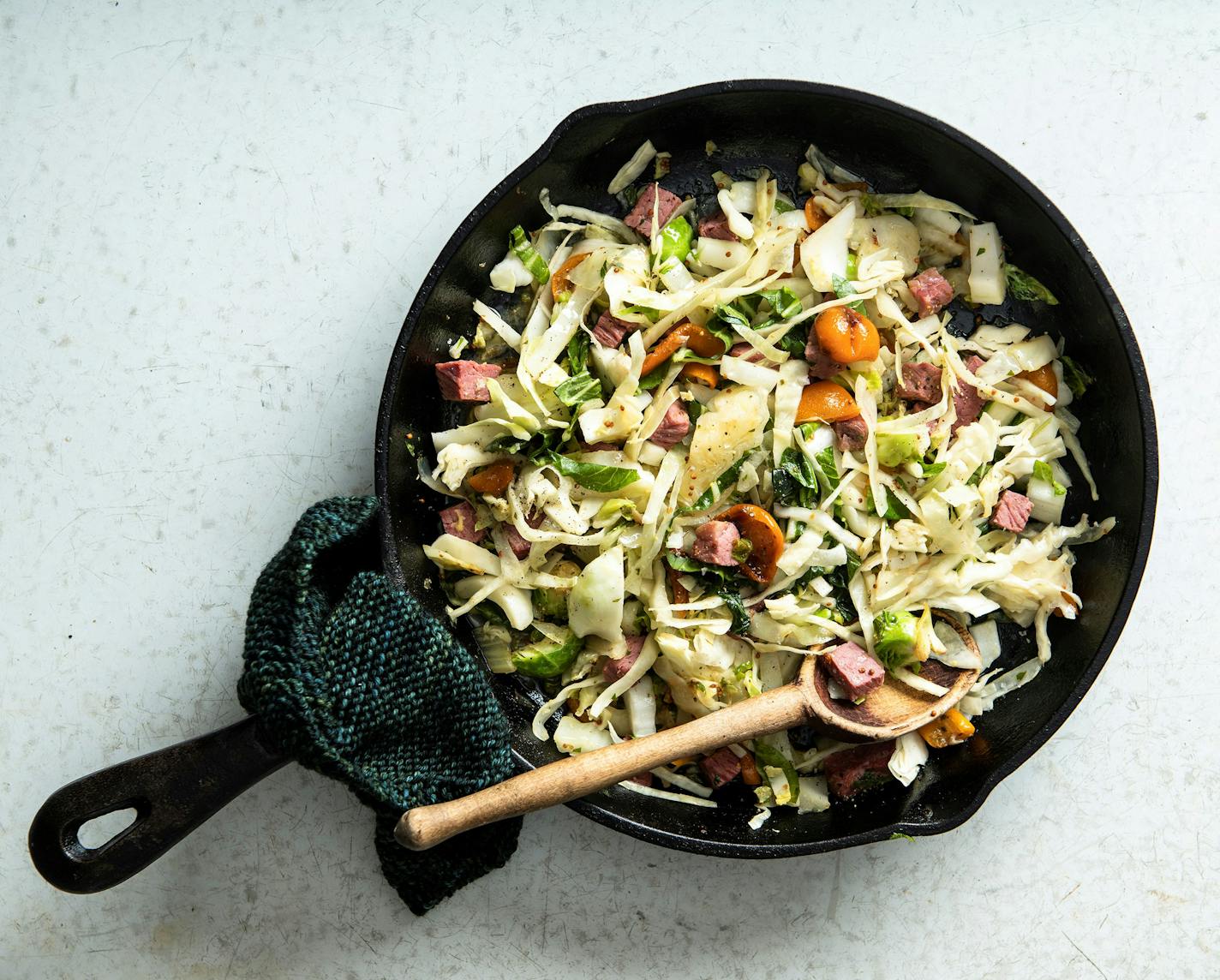 Celebrated the holiday a little differently with Braised St. Patrick's Day Cabbage and Corned Beef with Roasted Kumquats.Credit: Mette Nielsen, Special to the Star Tribune