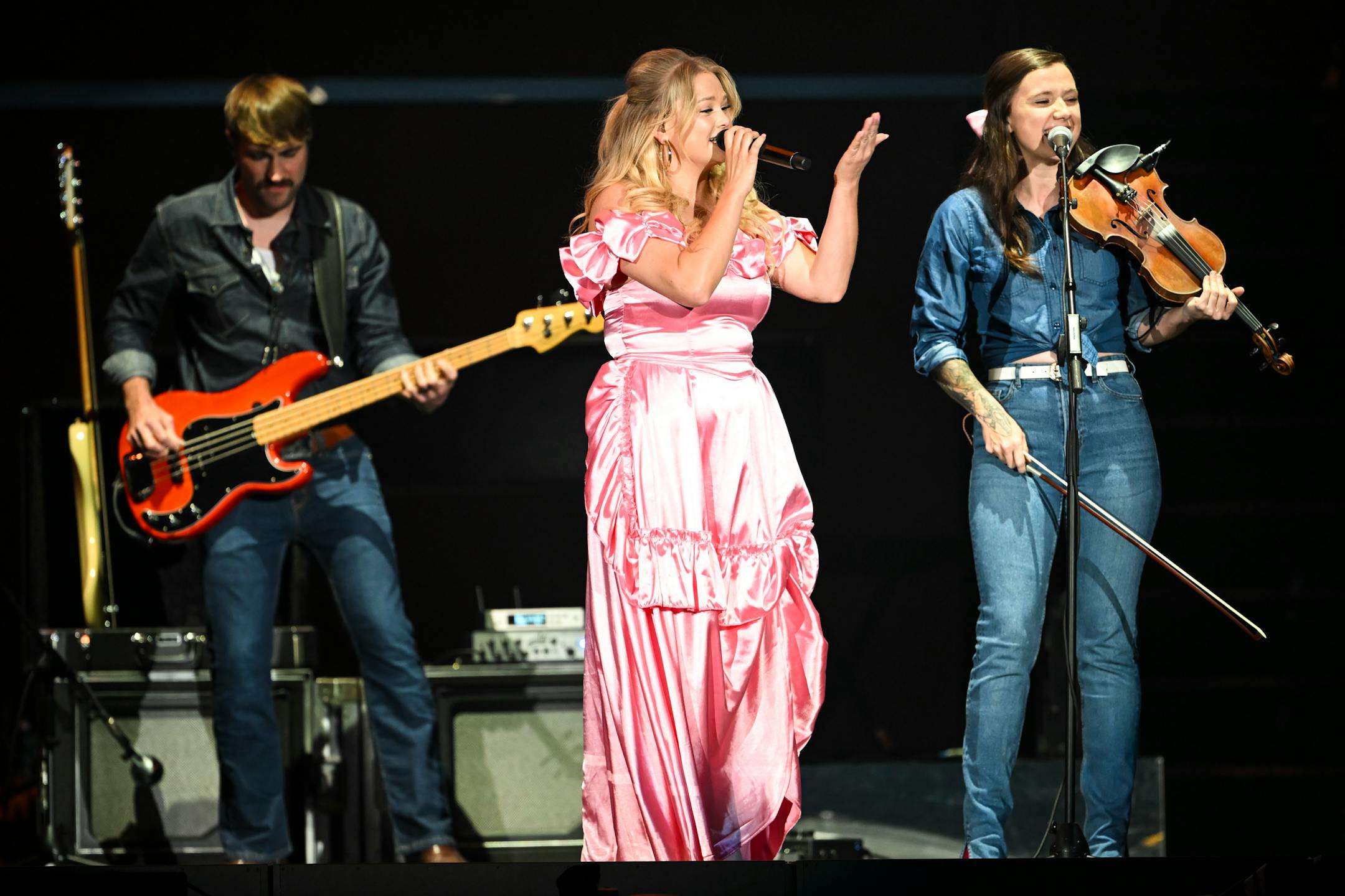Hailey Whitters performs the opening set for Shania Twain Wednesday, May 17, 2023, at the Xcel Energy Center in St. Paul, Minn.