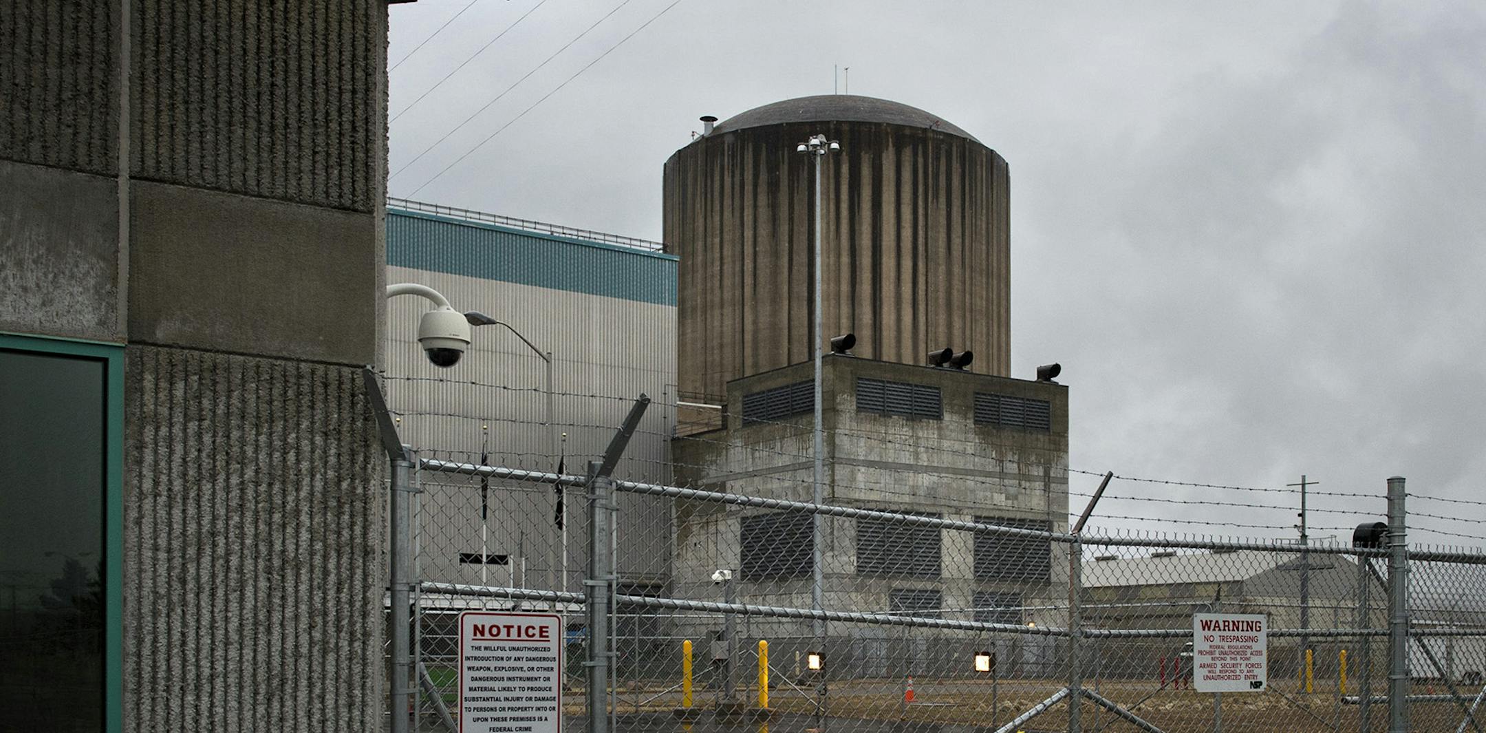 The Xcel Energy Prairie Island Nuclear Plant north of Red Wing.