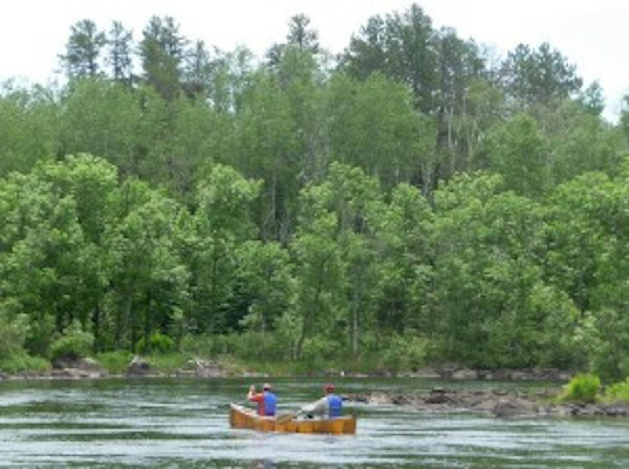 Canoeing on the South Kawishiwi River.