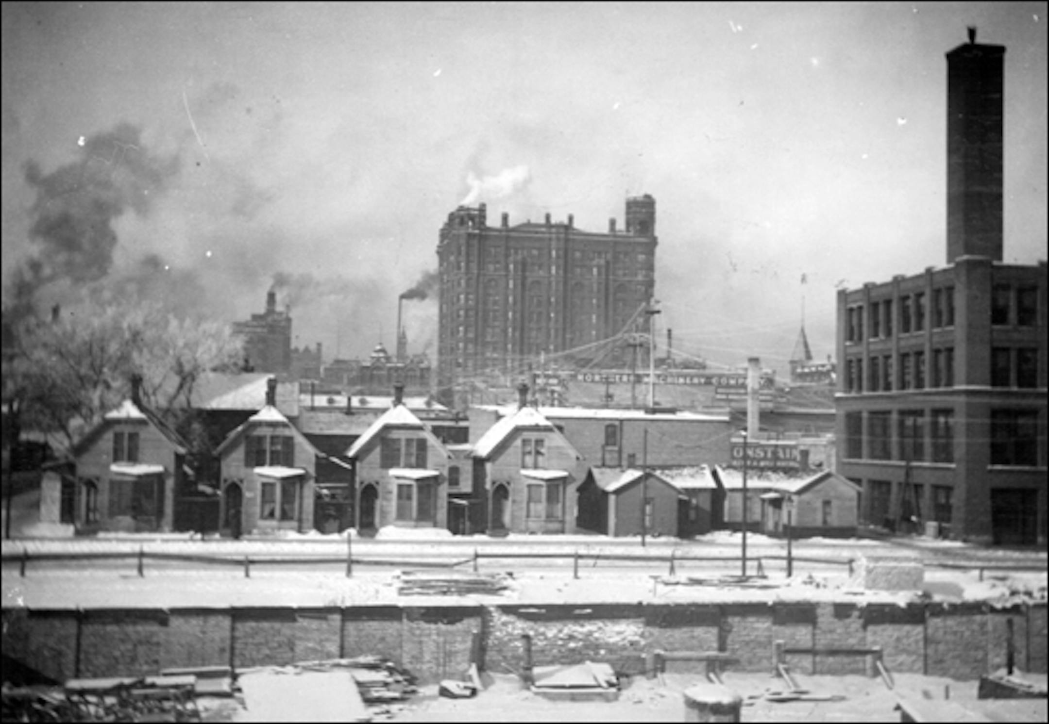 Minneapolis winter scene, 1900
