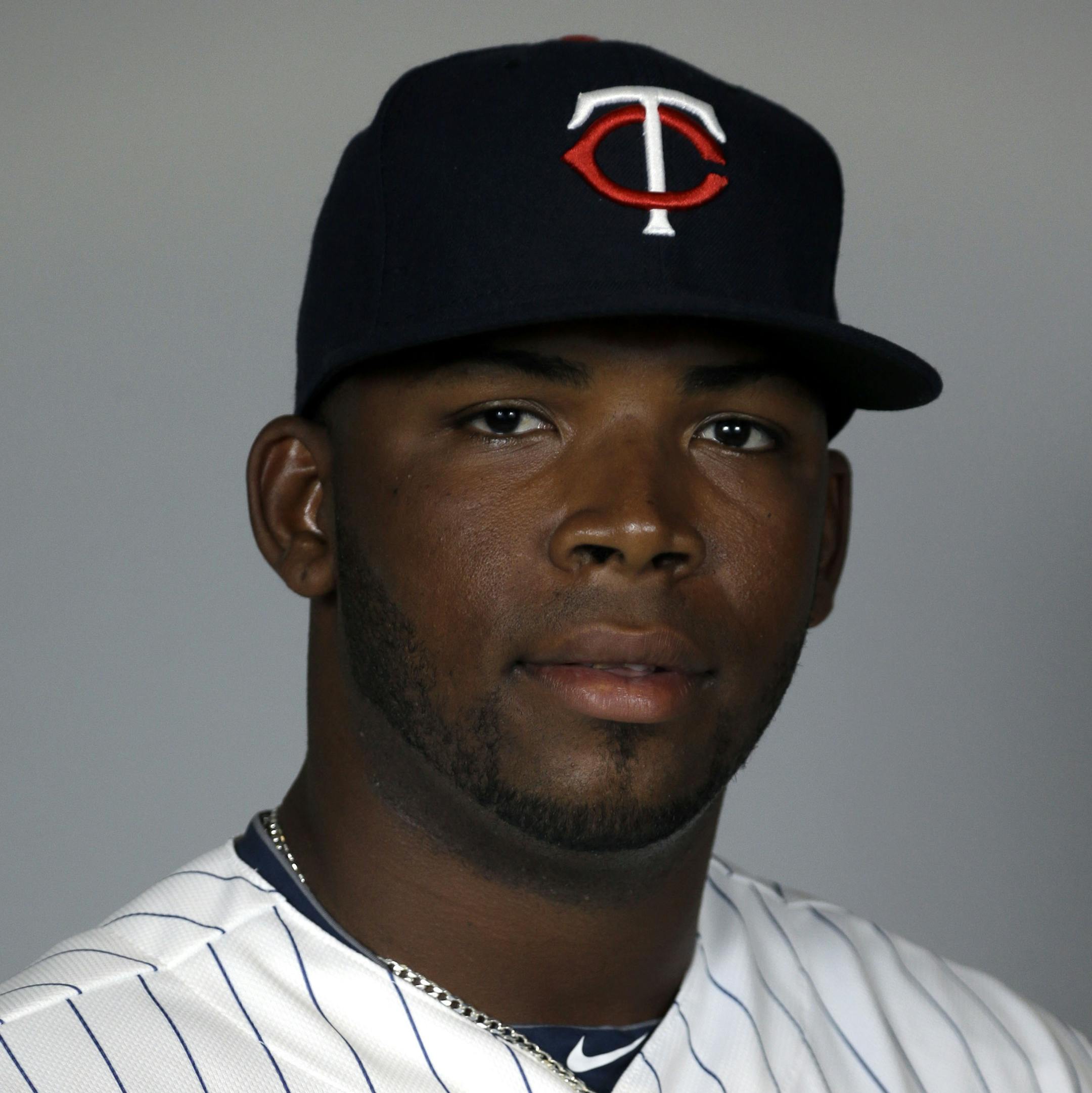 This is a 2014 photo of first baseman Kennys Vargas of the Minnesota Twins baseball team. This image reflects the Twins active roster as of Tuesday, Feb. 25, 2014 when this image was taken. (AP Photo/Steven Senne) ORG XMIT: FLSR1