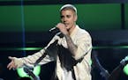 Justin Bieber performs at the Billboard Music Awards in Las Vegas in May 2016.