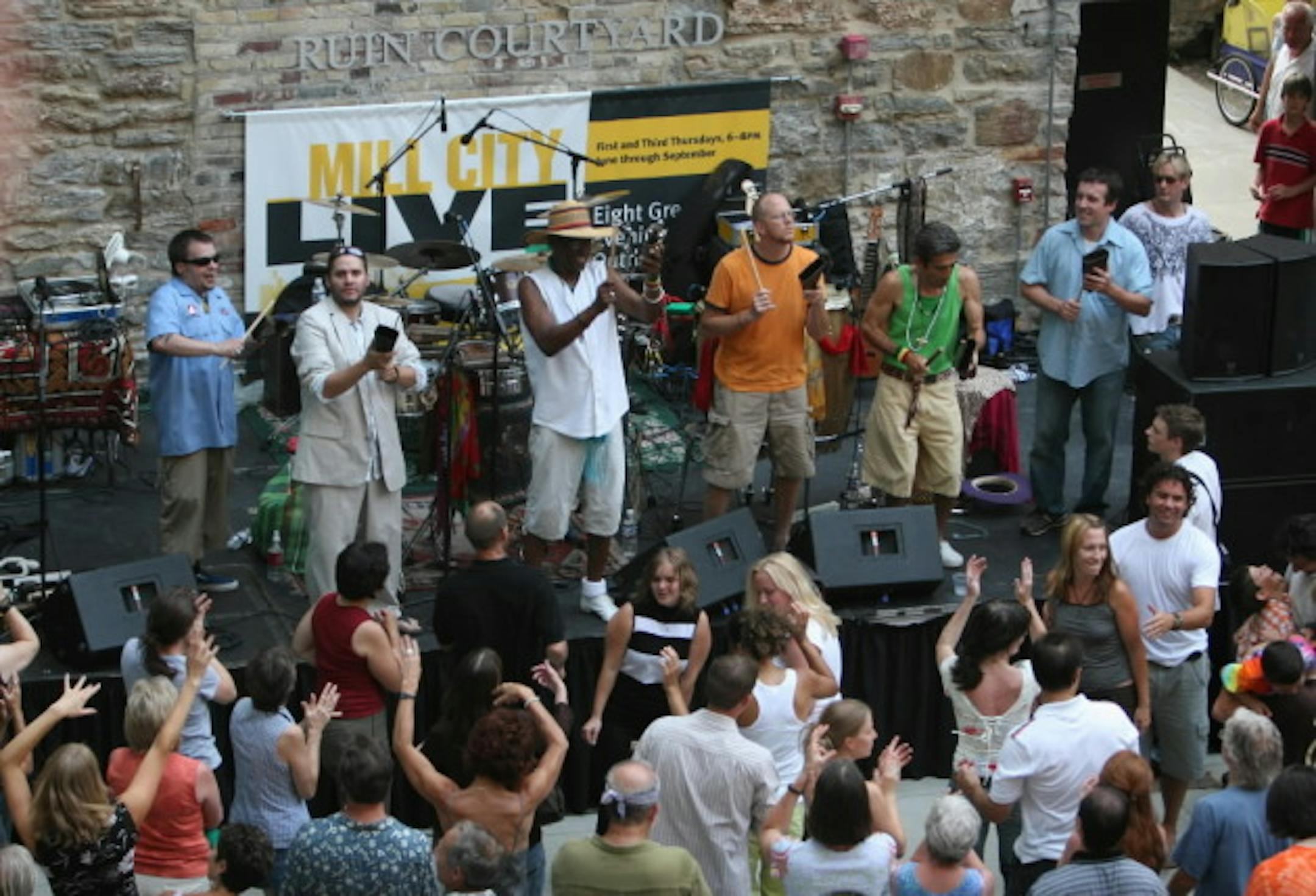 Bands like the New Primitives have blown through Mill City Museum's Ruins Courtyard in past years. / Star Tribune file