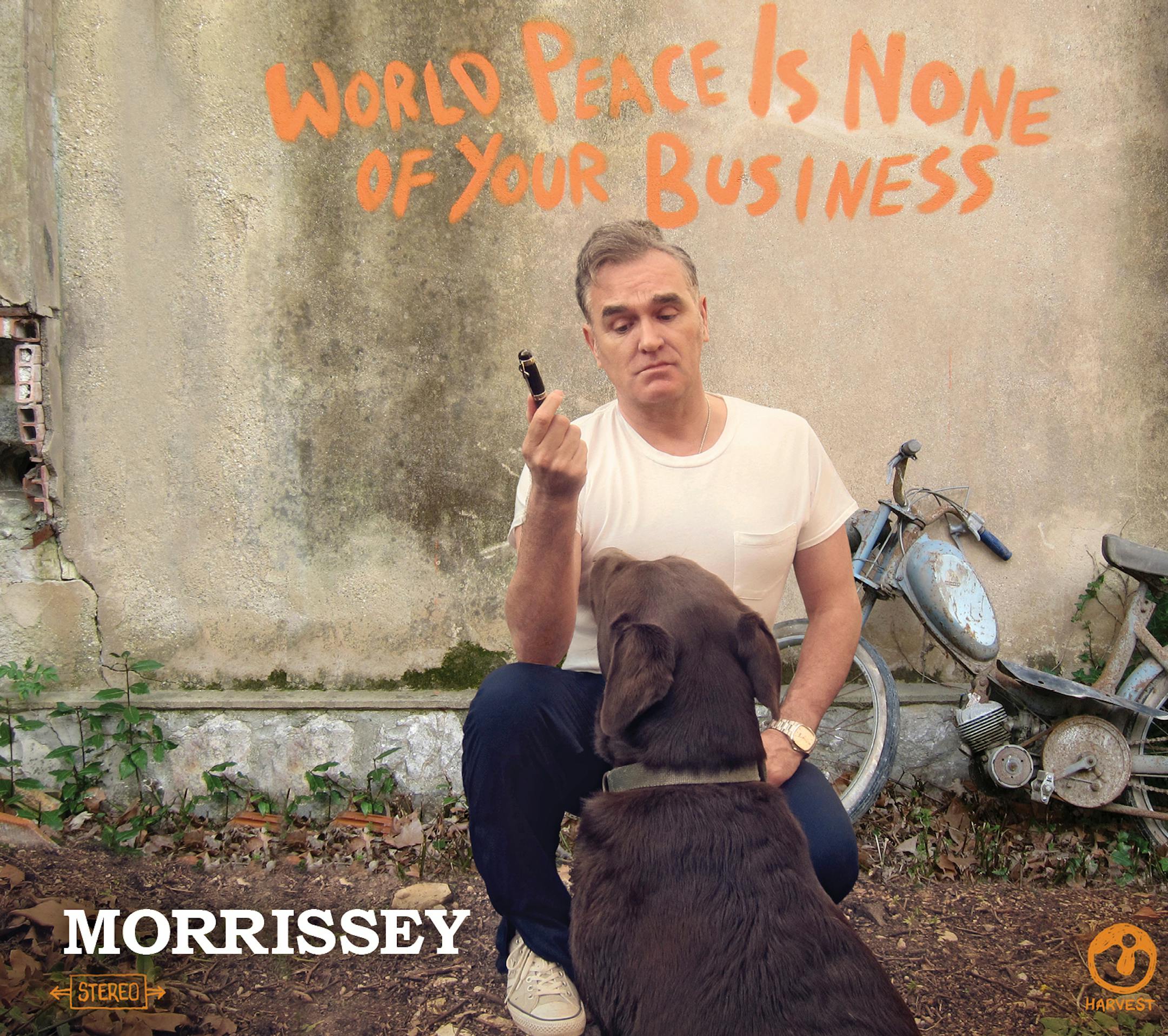 This CD cover image released by Harvest shows "World Peace Is None Of Your Business," by Morrissey. (AP Photo/Harvest)
